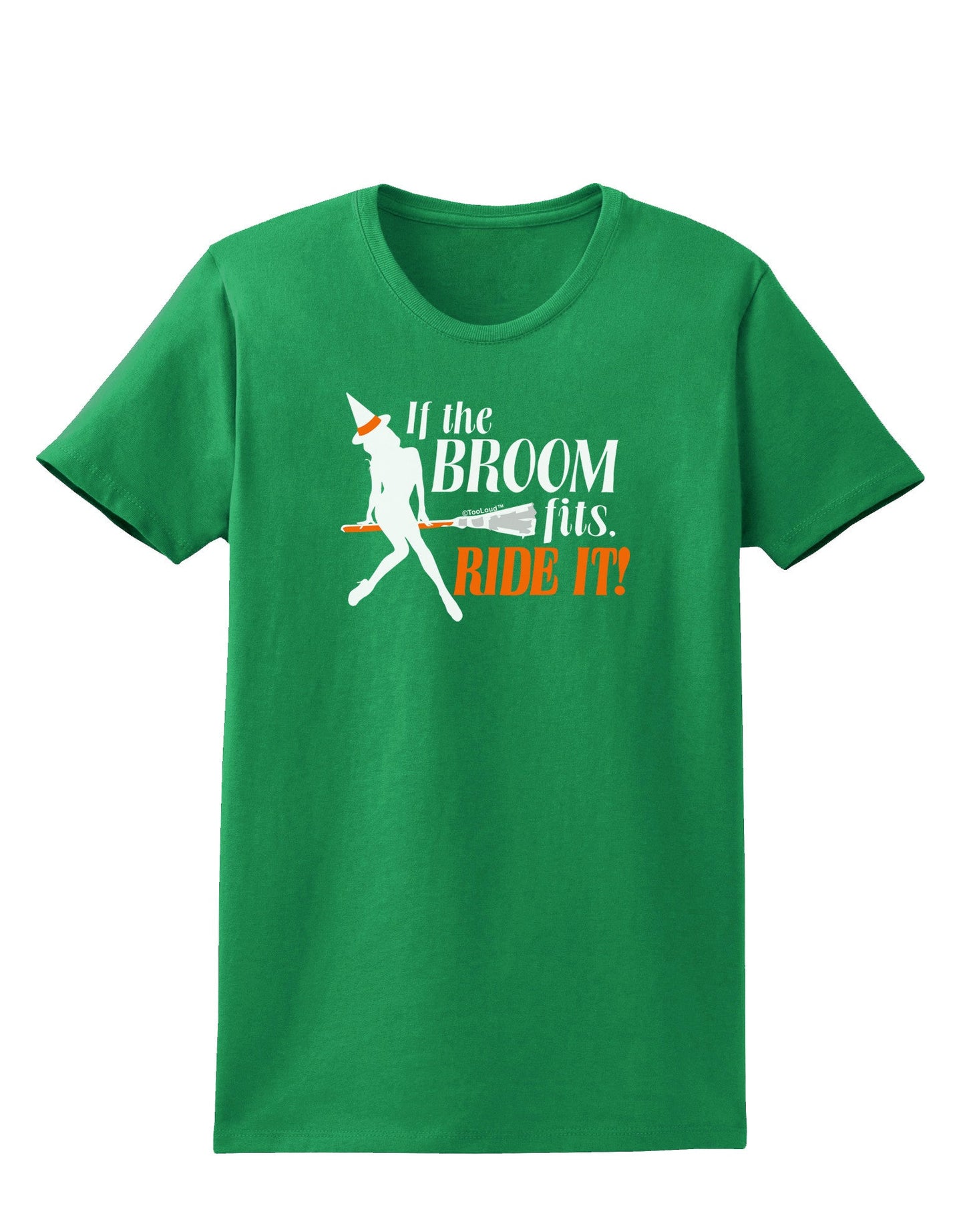 Ride It Orange Womens Dark T-Shirt-TooLoud-Kelly-Green-X-Small-Davson Sales