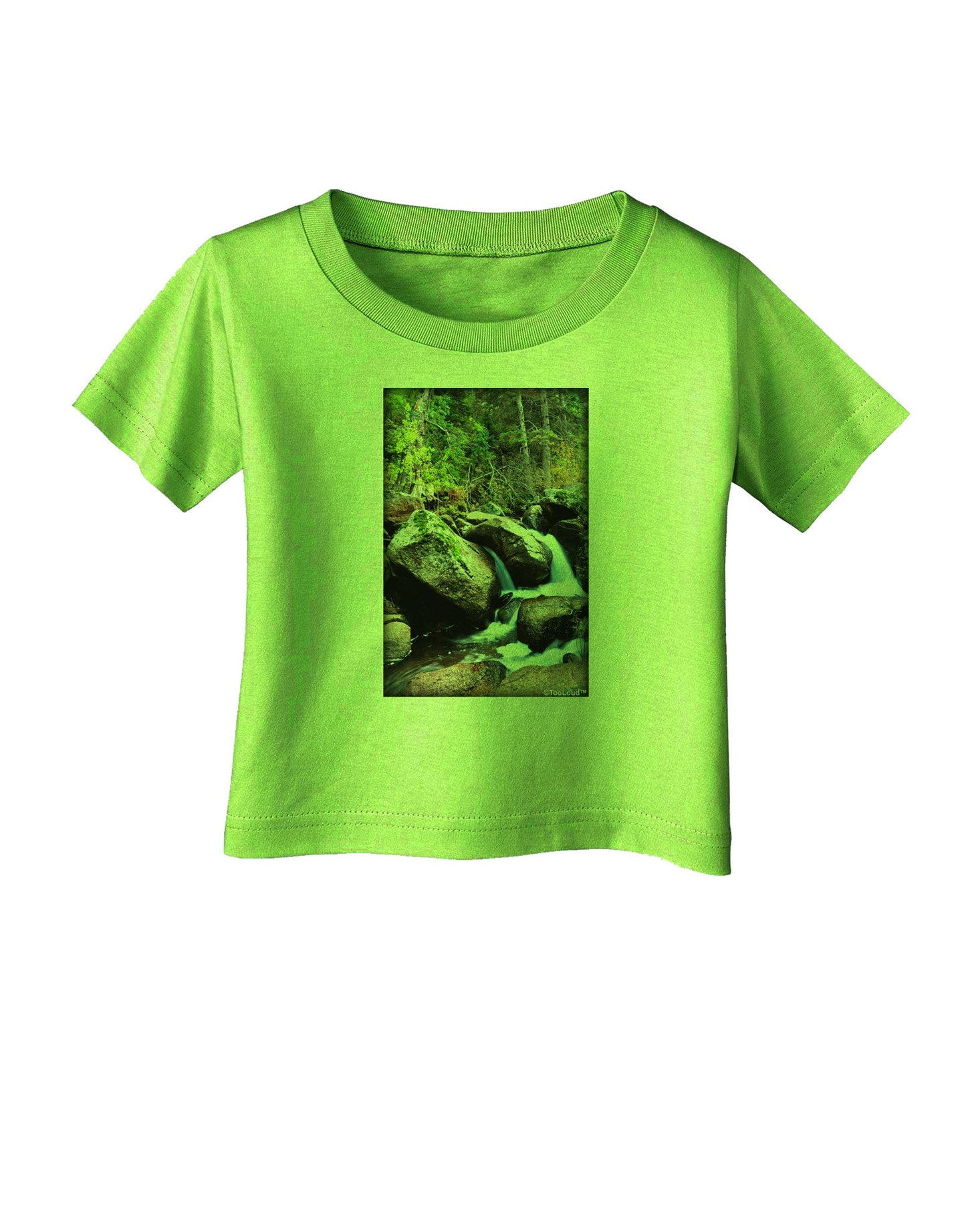 Rockies River Infant T-Shirt-Infant T-Shirt-TooLoud-Lime-Green-06-Months-Davson Sales