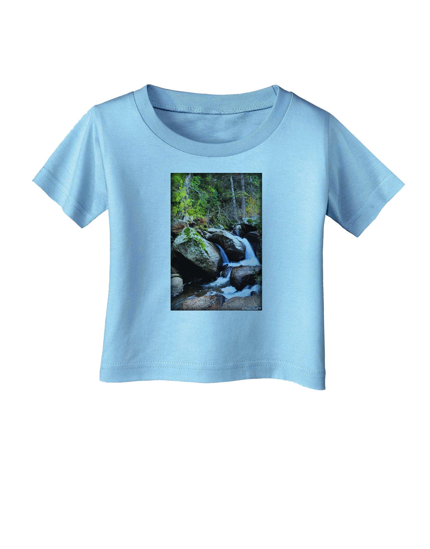 Rockies River Infant T-Shirt-Infant T-Shirt-TooLoud-Aquatic-Blue-06-Months-Davson Sales