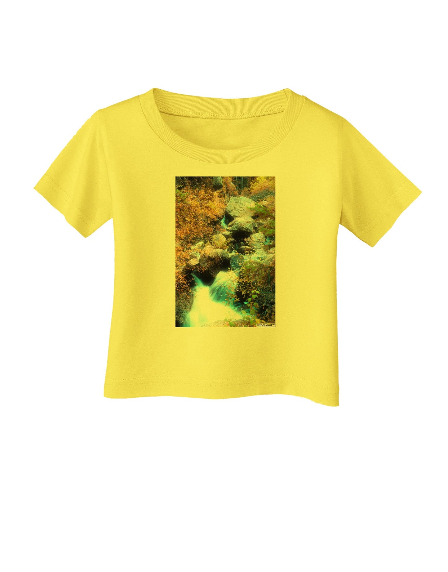 Rockies Waterfall Infant T-Shirt-Infant T-Shirt-TooLoud-Yellow-06-Months-Davson Sales