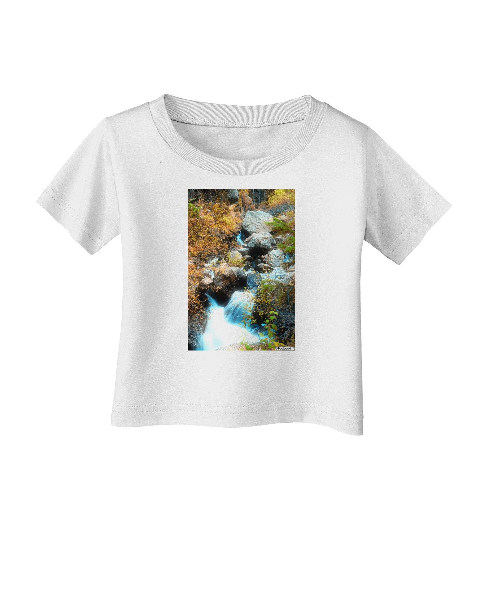 Rockies Waterfall Infant T-Shirt-Infant T-Shirt-TooLoud-White-06-Months-Davson Sales