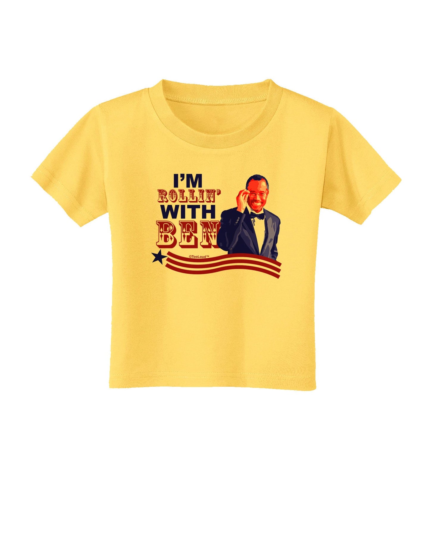 Rollin' With Ben Toddler T-Shirt-Toddler T-Shirt-TooLoud-Yellow-2T-Davson Sales