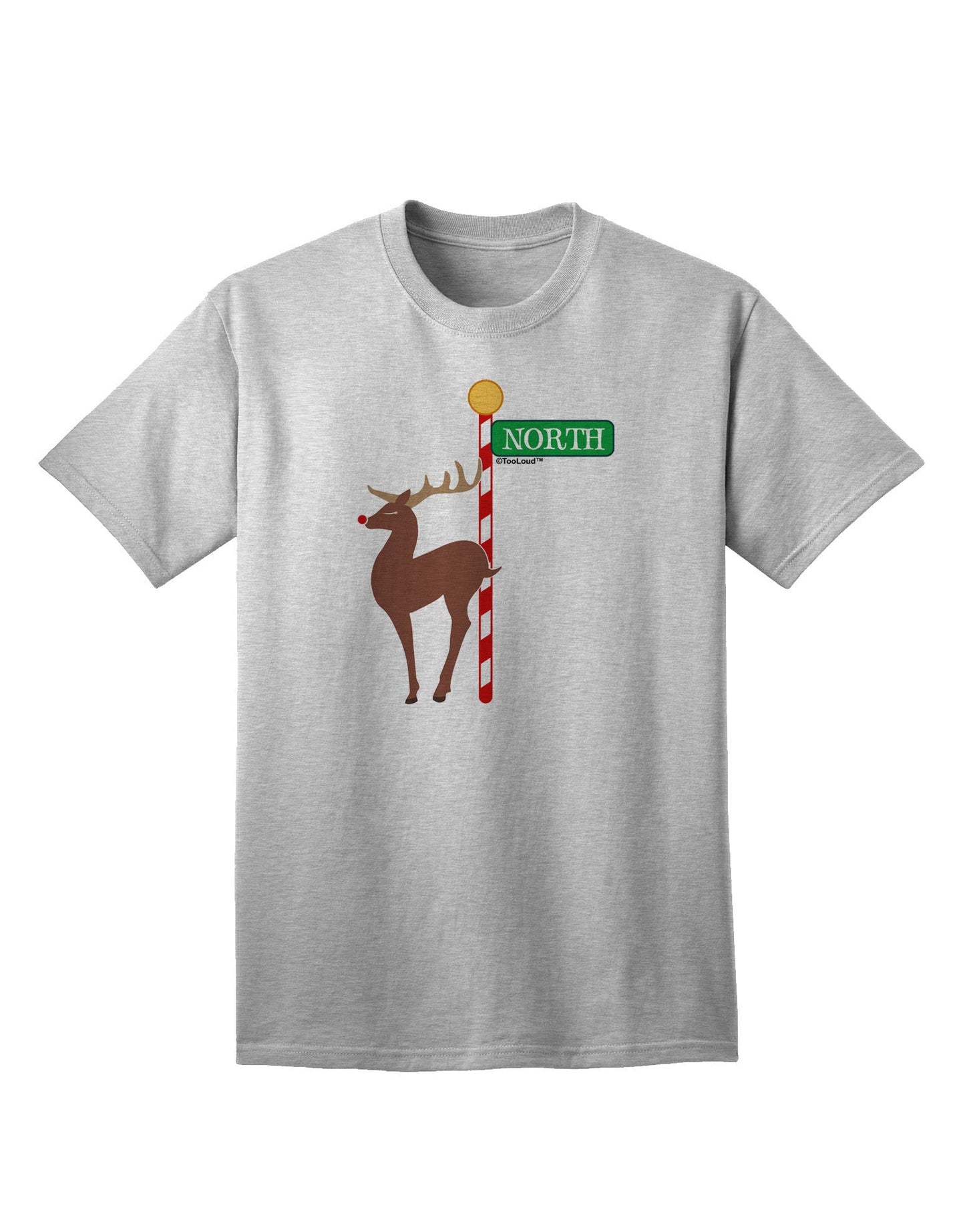 Rudolf Ratchet Reindeer Color Adult T-Shirt-unisex t-shirt-TooLoud-AshGray-Small-Davson Sales