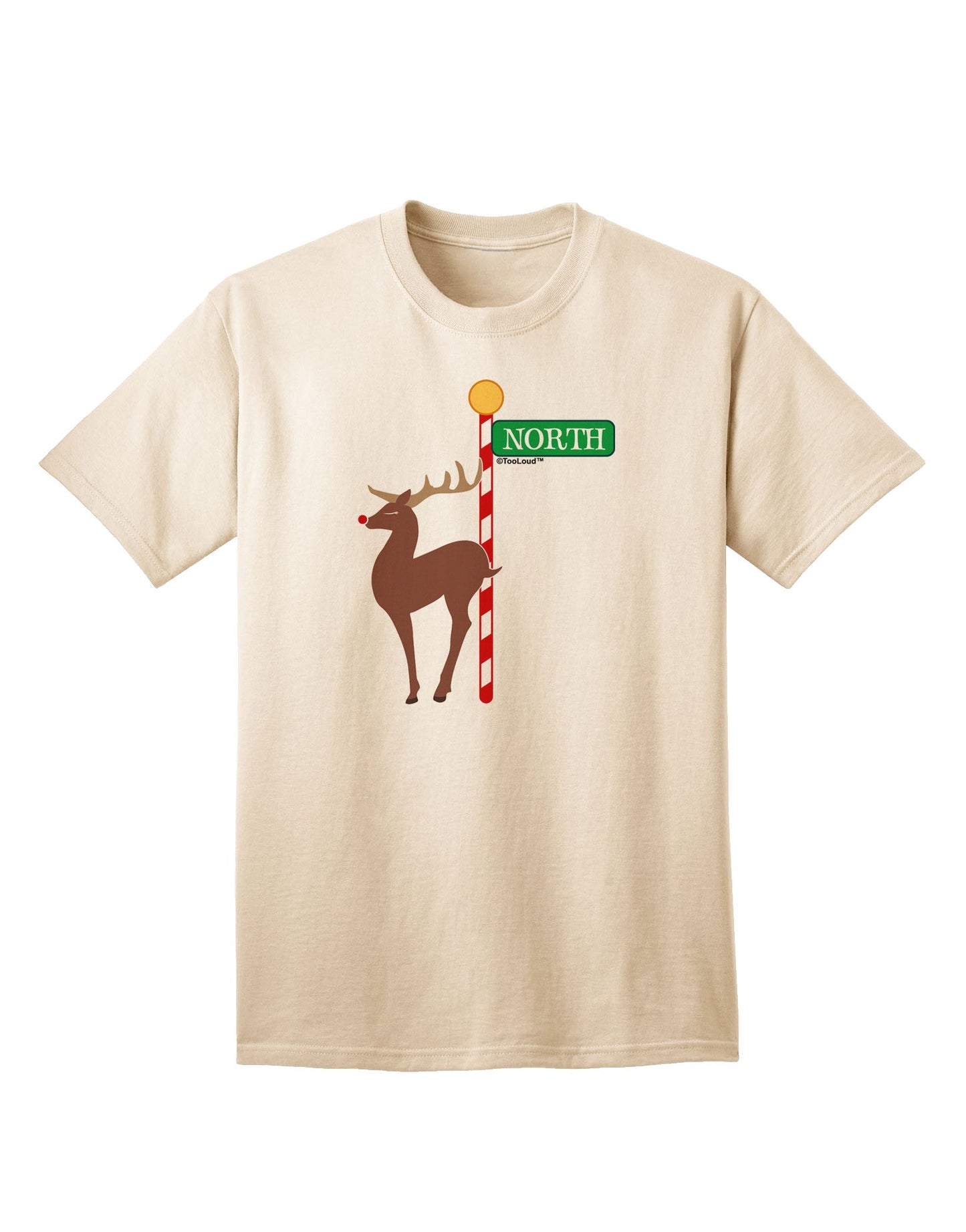 Rudolf Ratchet Reindeer Color Adult T-Shirt-unisex t-shirt-TooLoud-Natural-Small-Davson Sales