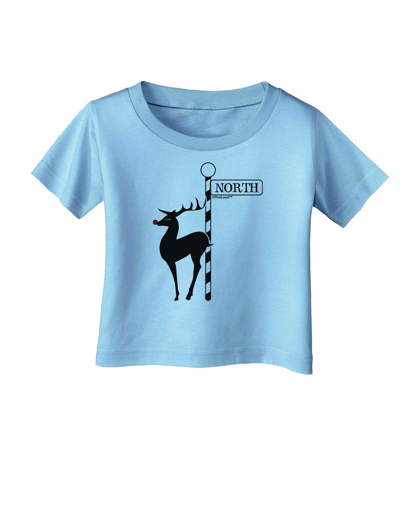 Rudolf the Ratchet Reindeer Infant T-Shirt-Infant T-Shirt-TooLoud-Aquatic-Blue-06-Months-Davson Sales