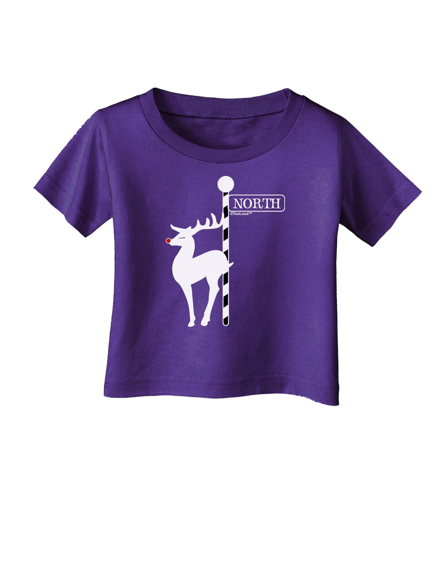 Rudolf the Ratchet Reindeer Infant T-Shirt Dark-Infant T-Shirt-TooLoud-Purple-06-Months-Davson Sales