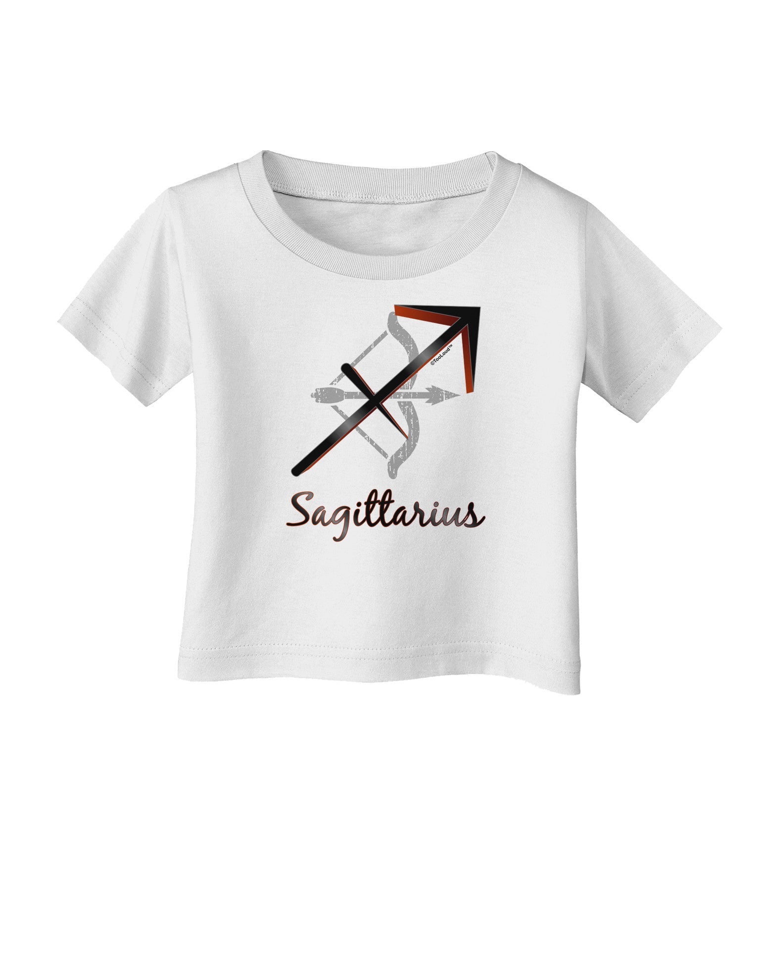 Sagittarius Symbol Infant T-Shirt-Infant T-Shirt-TooLoud-White-06-Months-Davson Sales