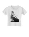 San Francisco Bay Bridge Toddler T-Shirt-Toddler T-Shirt-TooLoud-White-2T-Davson Sales