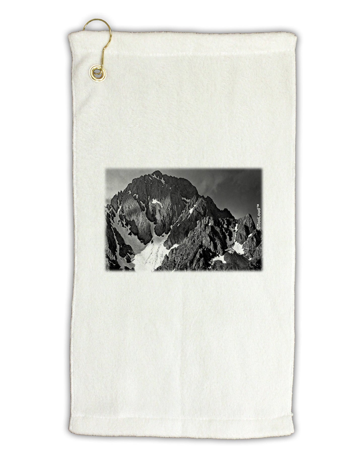 San Juan Mountain Range 2 Micro Terry Gromet Golf Towel 11"x19-Golf Towel-TooLoud-White-Davson Sales