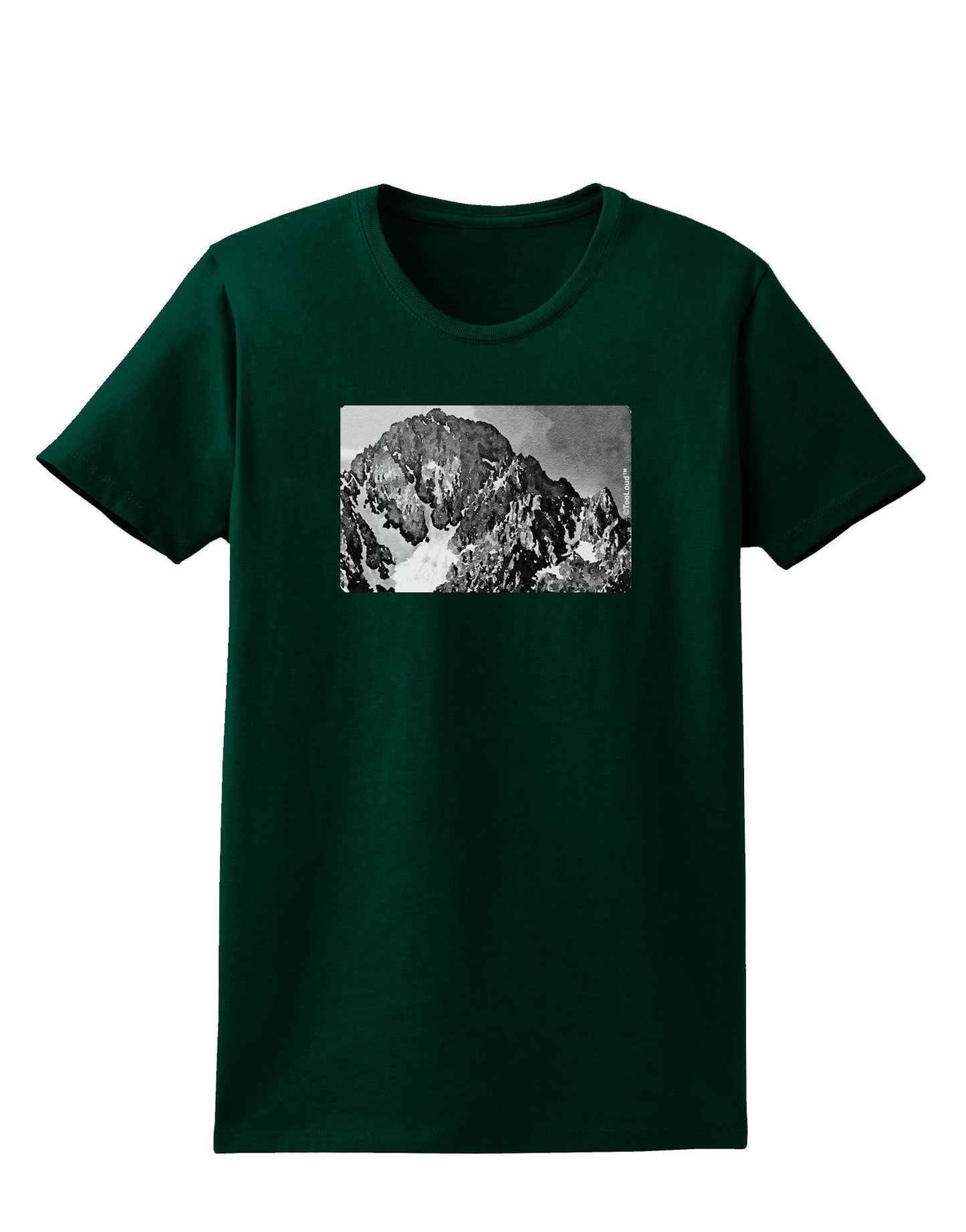 San Juan Mountain Range CO 2 Womens Dark T-Shirt-TooLoud-Forest-Green-Small-Davson Sales