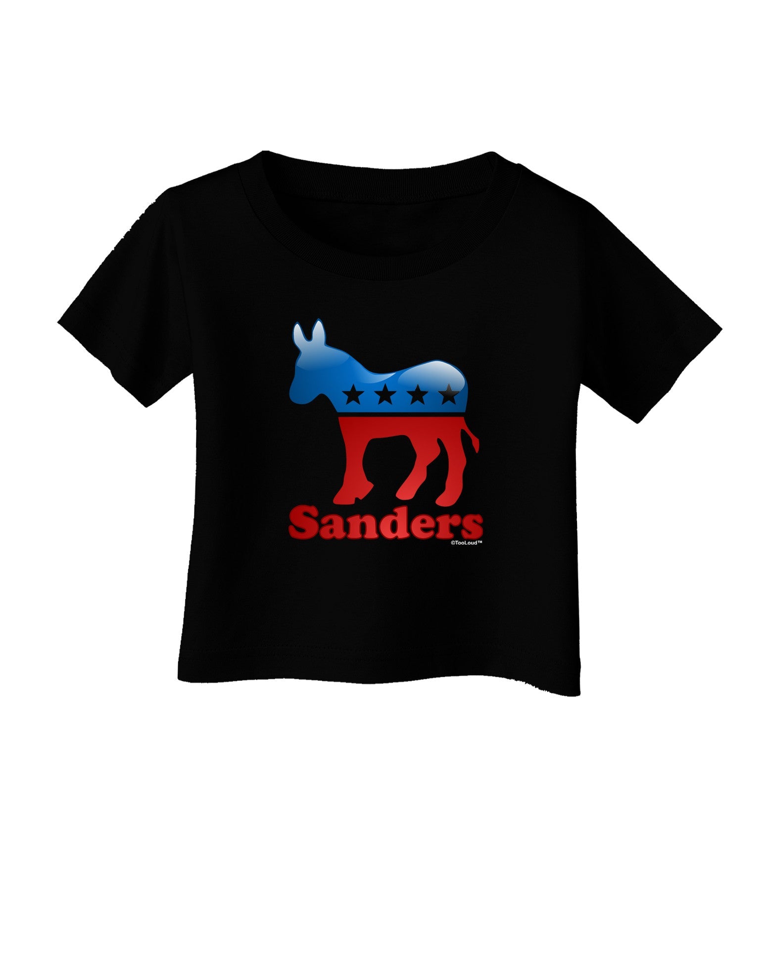 Sanders Bubble Symbol Infant T-Shirt Dark-Infant T-Shirt-TooLoud-Black-06-Months-Davson Sales