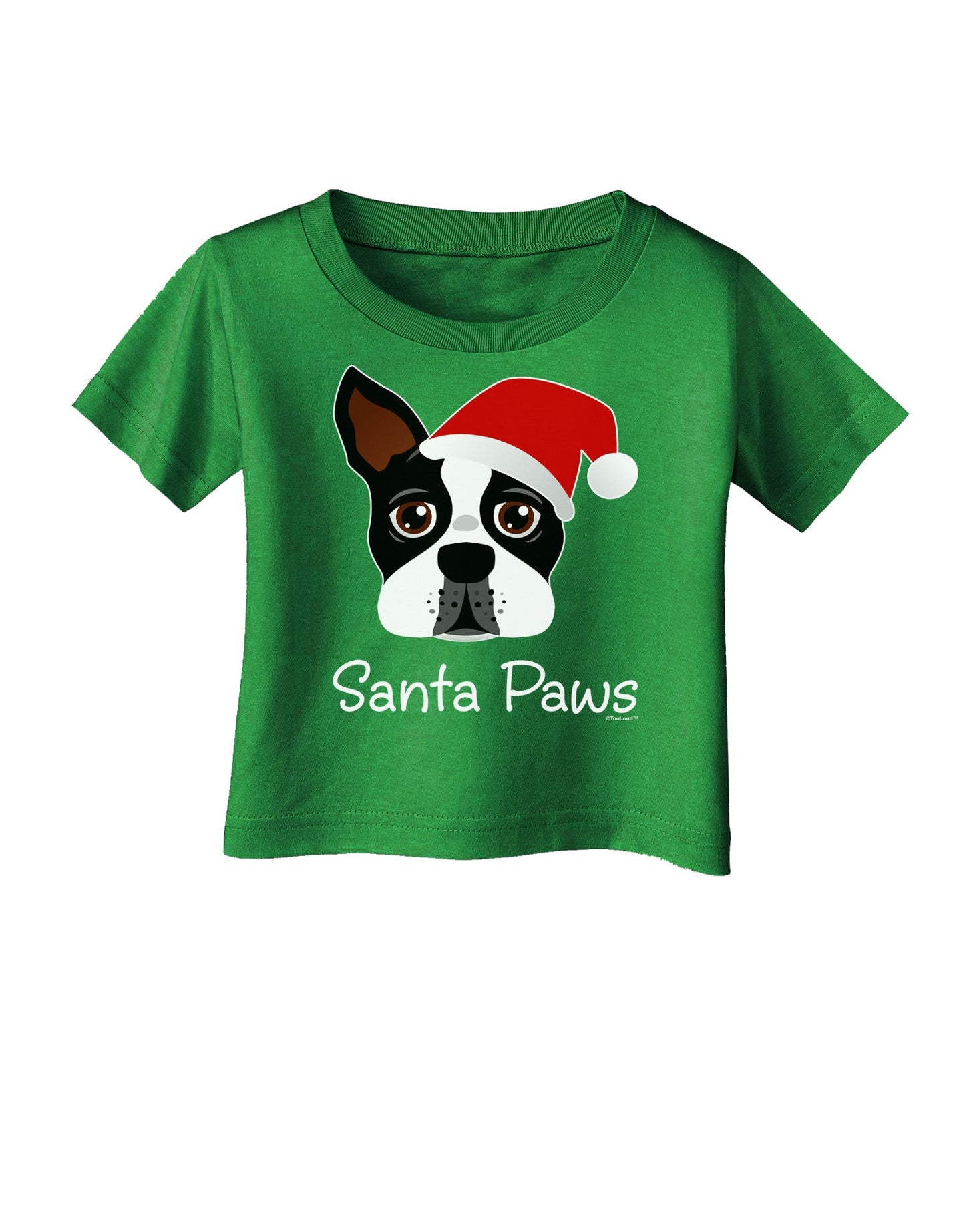 Santa Paws Christmas Dog Infant T-Shirt Dark-Infant T-Shirt-TooLoud-Royal-Blue-06-Months-Davson Sales