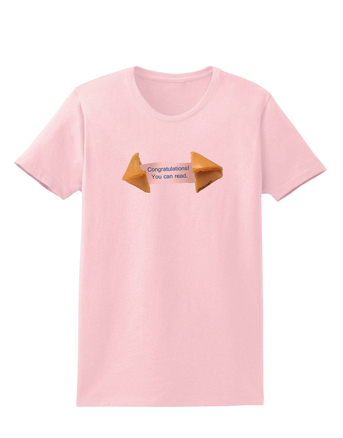 Sarcastic Fortune Cookie Womens T-Shirt-Womens T-Shirt-TooLoud-PalePink-X-Small-Davson Sales
