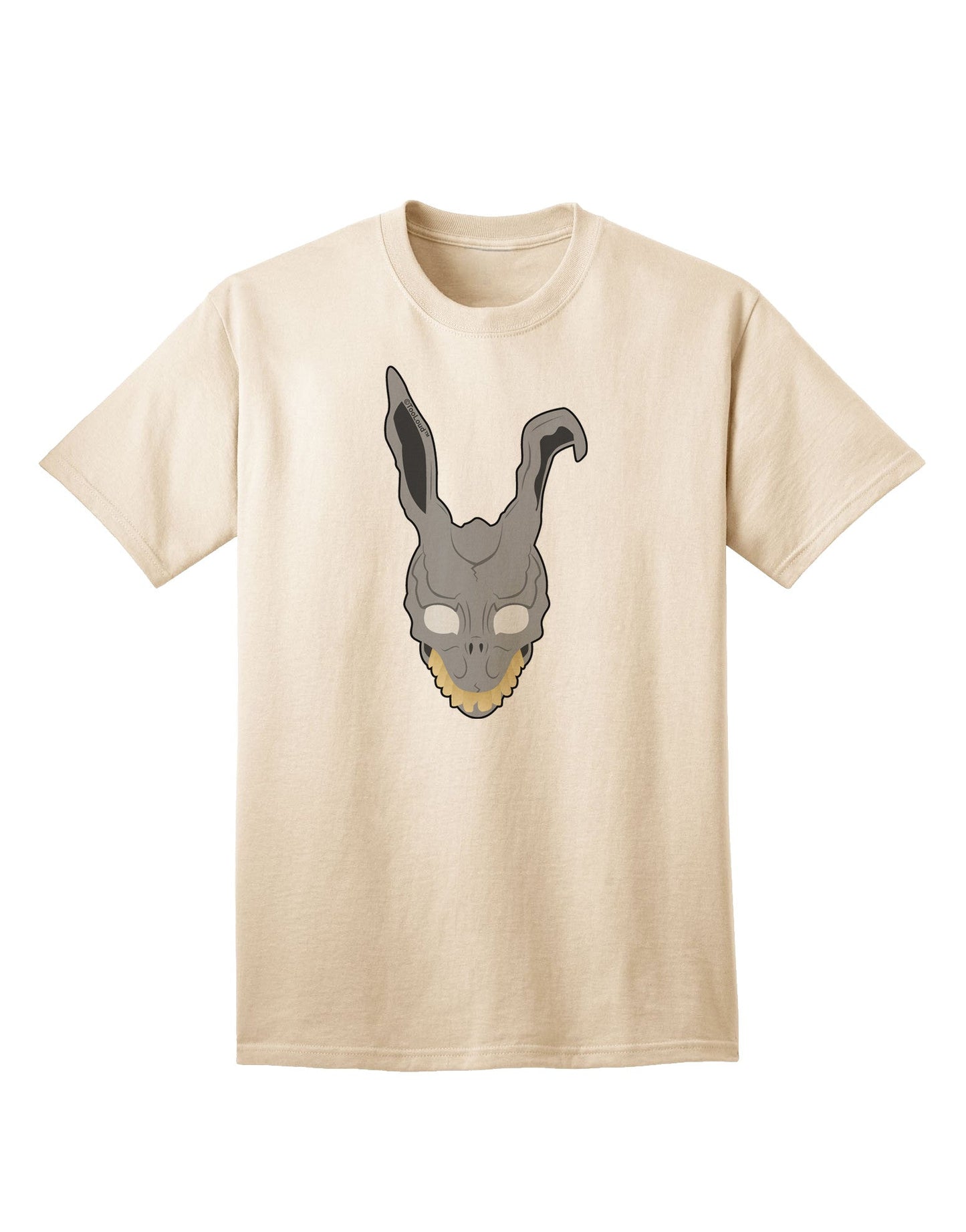 Scary Bunny Face Adult T-Shirt-Mens T-Shirt-TooLoud-Natural-Small-Davson Sales