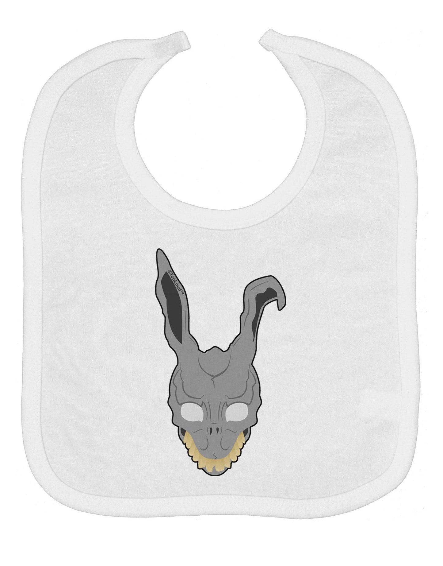 Scary Bunny Face Baby Bib