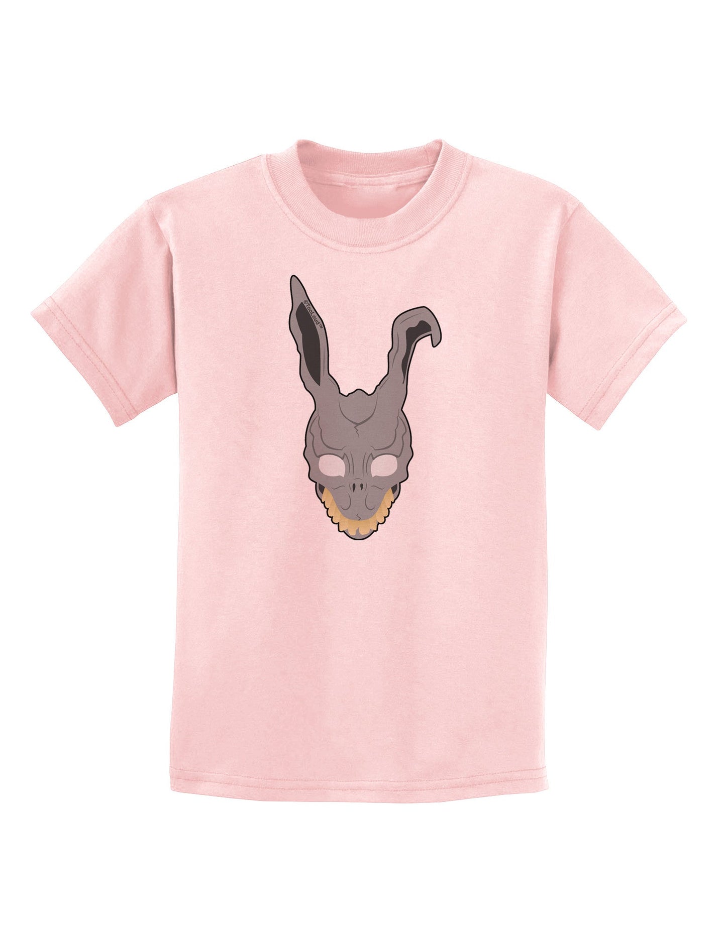 Scary Bunny Face Childrens T-Shirt-Childrens T-Shirt-TooLoud-PalePink-X-Small-Davson Sales