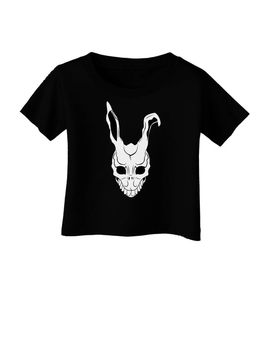 Scary Face Bunny White Infant T-Shirt Dark-Infant T-Shirt-TooLoud-Black-06-Months-Davson Sales
