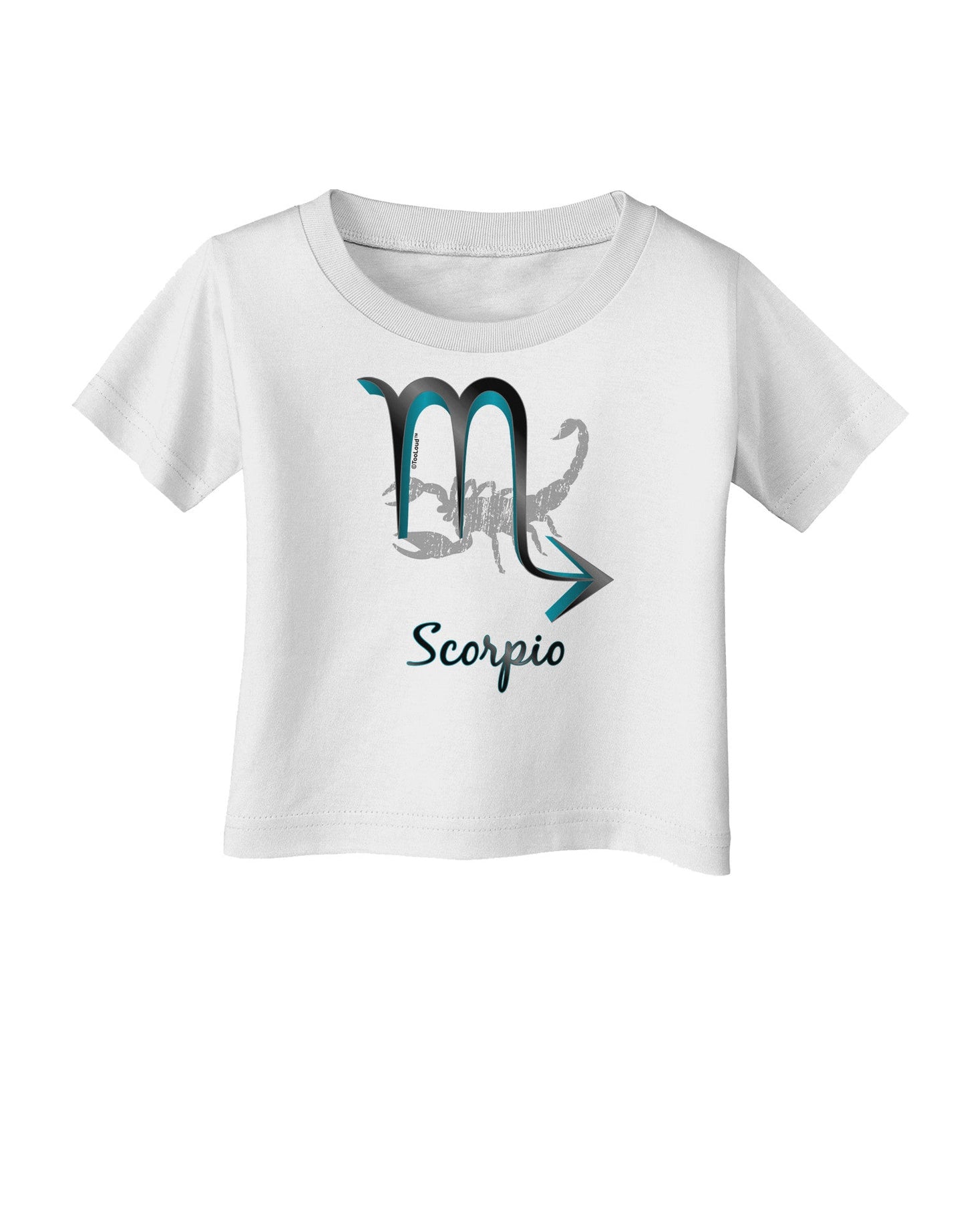 Scorpio Symbol Infant T-Shirt-Infant T-Shirt-TooLoud-White-06-Months-Davson Sales