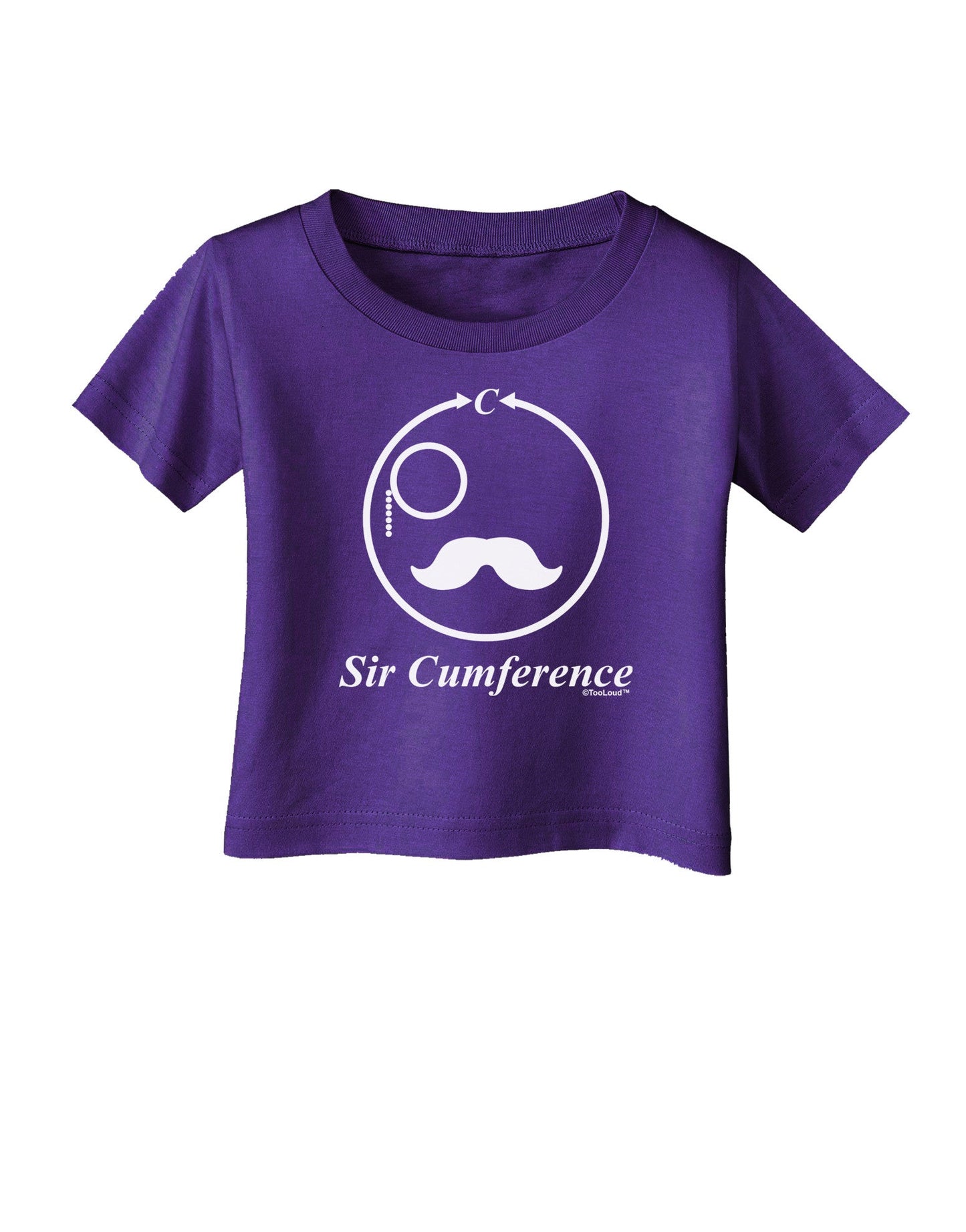 Sir Cumference Infant T-Shirt Dark-Infant T-Shirt-TooLoud-Purple-06-Months-Davson Sales