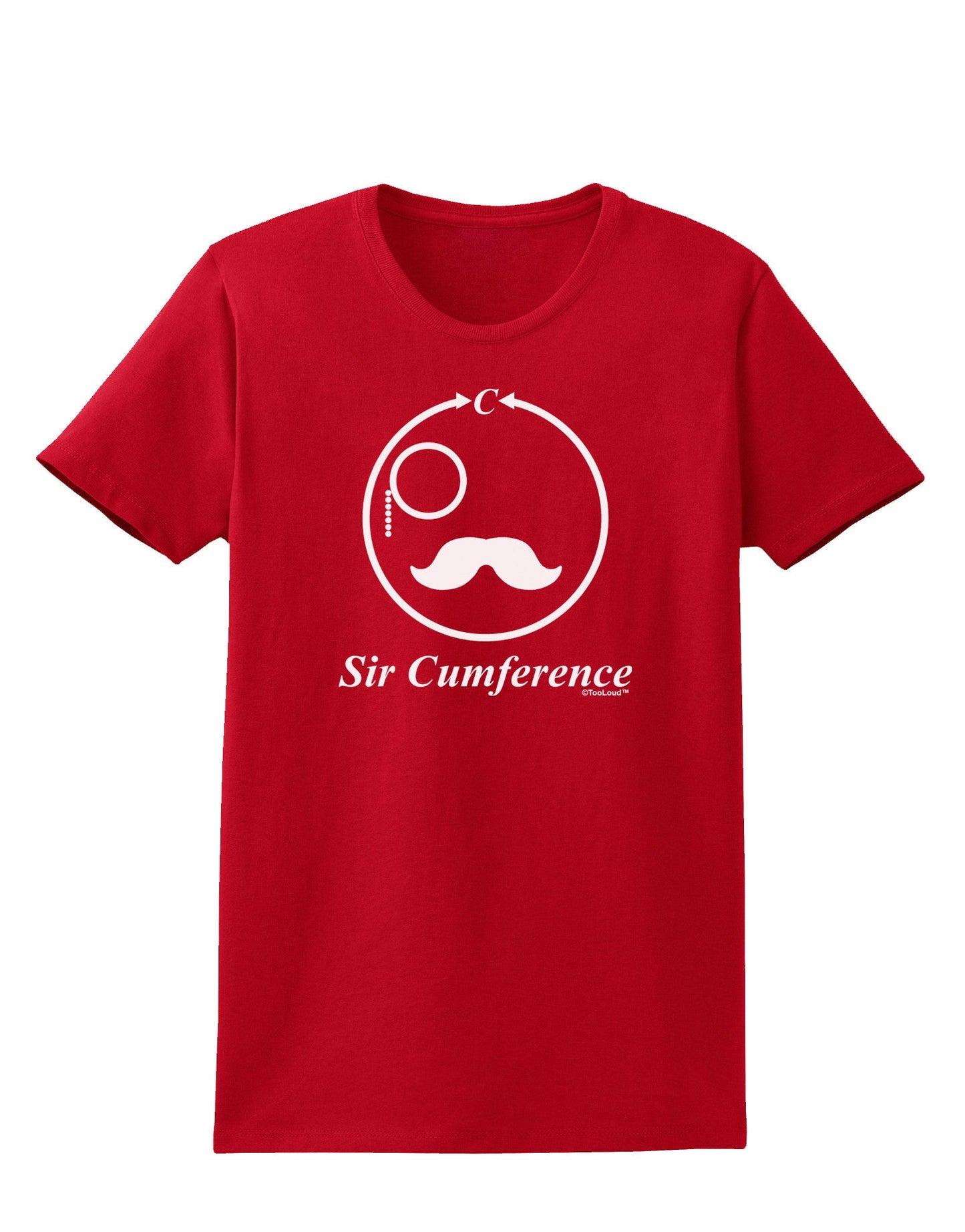 Sir Cumference Womens Dark T-Shirt-TooLoud-Red-X-Small-Davson Sales