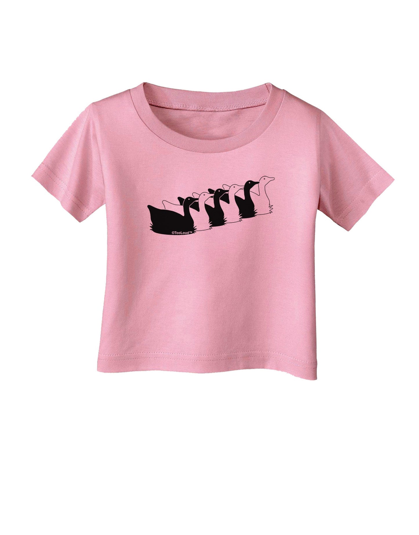 Six Geese A laying Infant T-Shirt-Infant T-Shirt-TooLoud-Candy-Pink-06-Months-Davson Sales