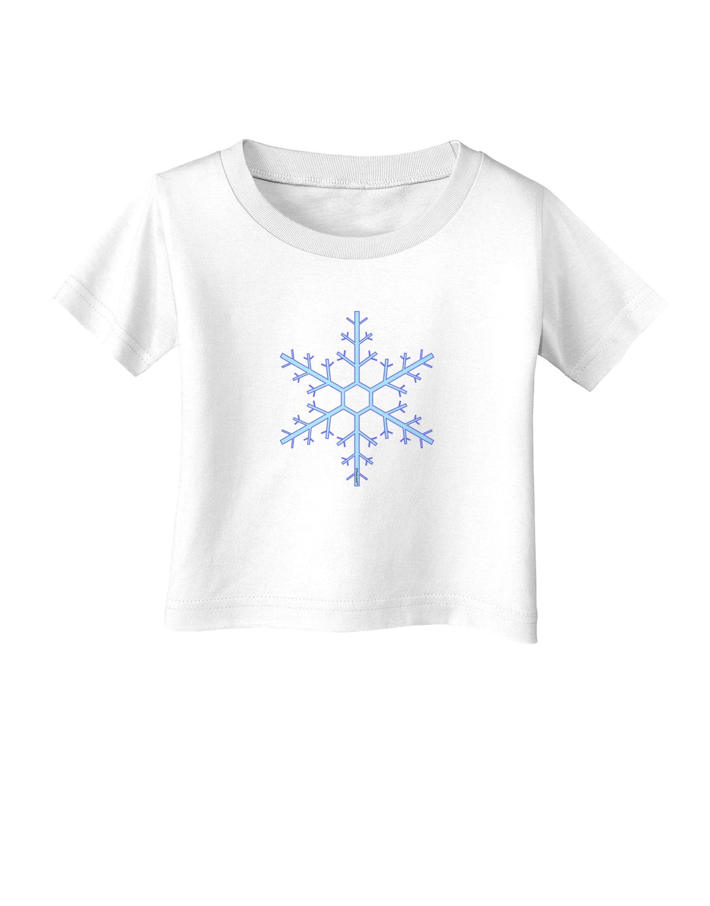 Snowflake Christmas Infant T-Shirt-Infant T-Shirt-TooLoud-White-06-Months-Davson Sales