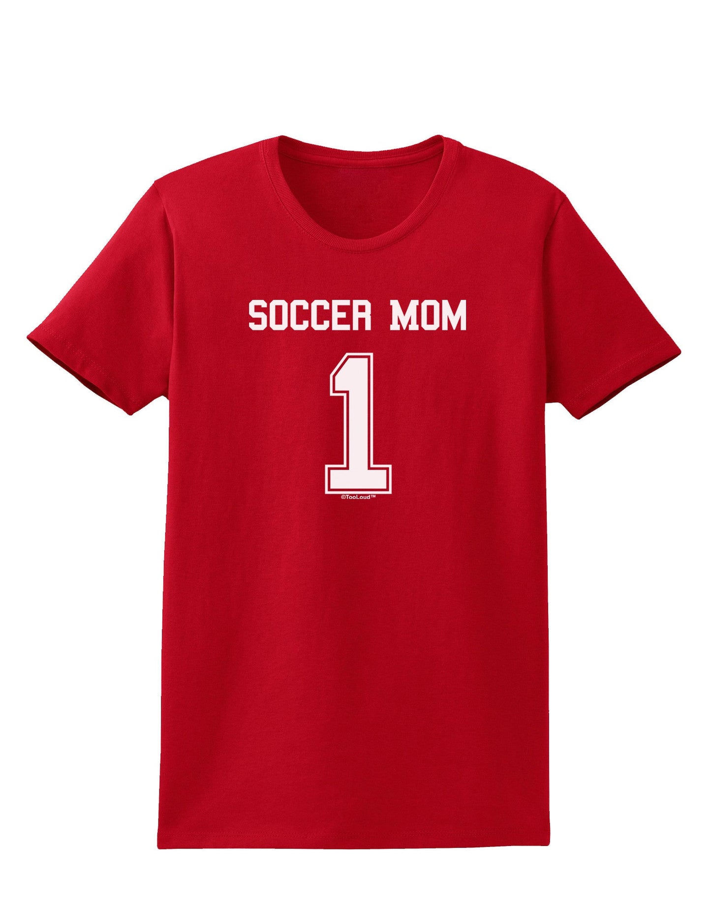 Soccer Mom Jersey Womens Dark T-Shirt-TooLoud-Red-X-Small-Davson Sales