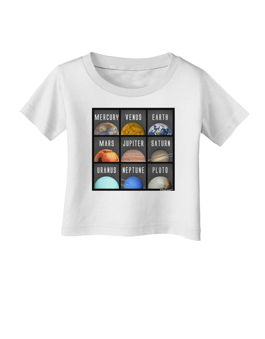 Solar System Squares Infant T-Shirt-Infant T-Shirt-TooLoud-White-06-Months-Davson Sales