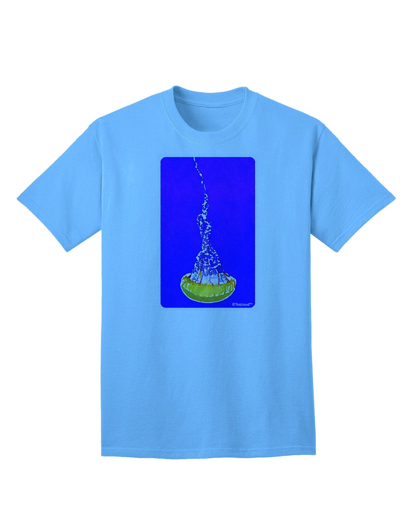 Solo Jellyfish Watercolor Adult T-Shirt-Mens T-Shirt-TooLoud-Aquatic-Blue-Small-Davson Sales