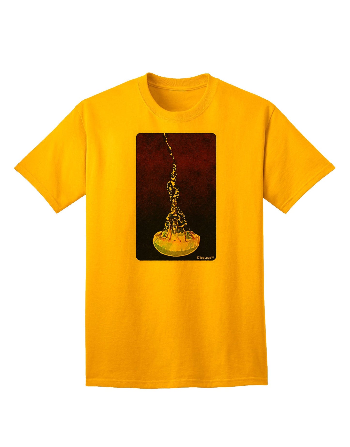 Solo Jellyfish Watercolor Adult T-Shirt-Mens T-Shirt-TooLoud-Gold-Small-Davson Sales