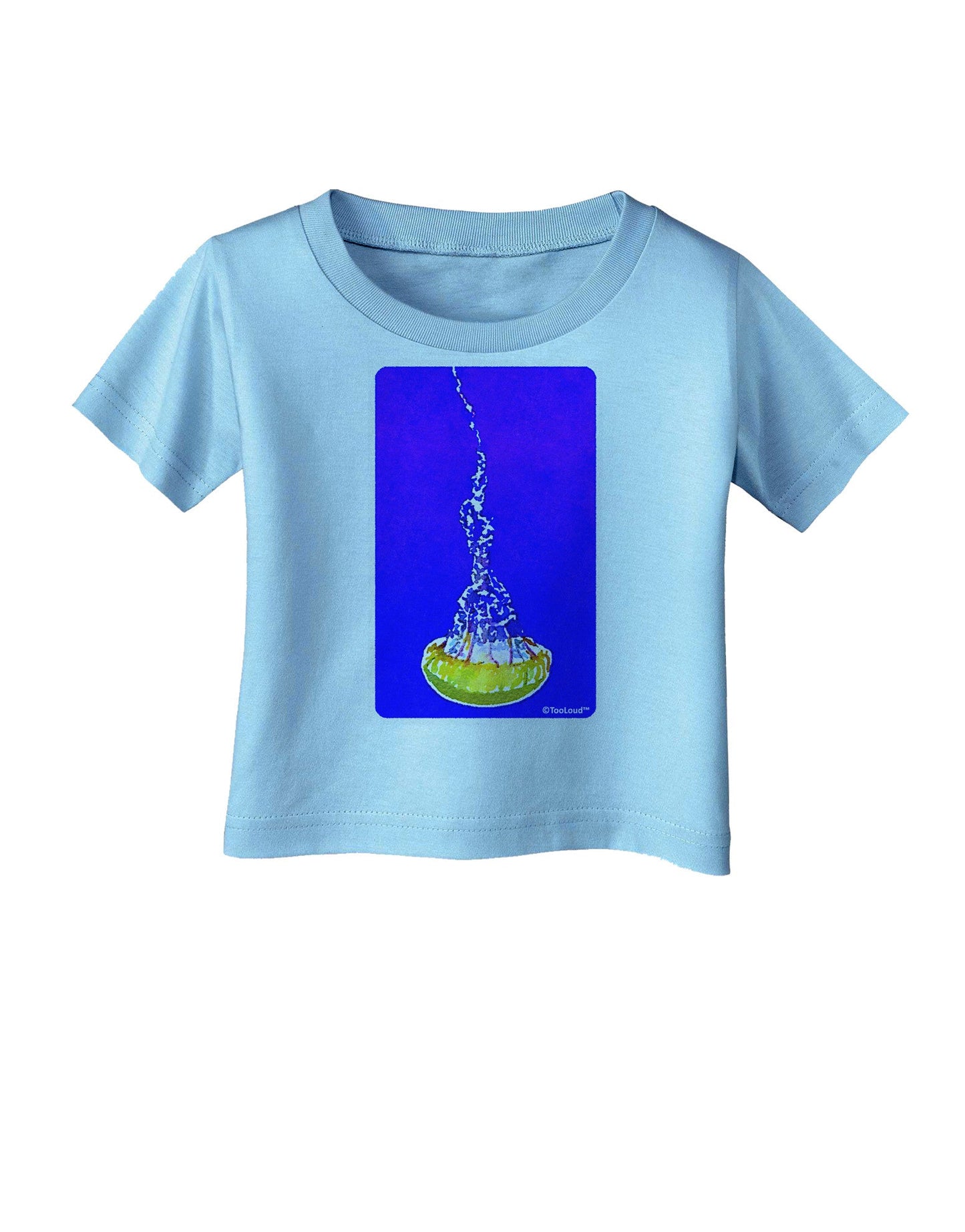 Solo Jellyfish Watercolor Infant T-Shirt-Infant T-Shirt-TooLoud-Aquatic-Blue-06-Months-Davson Sales