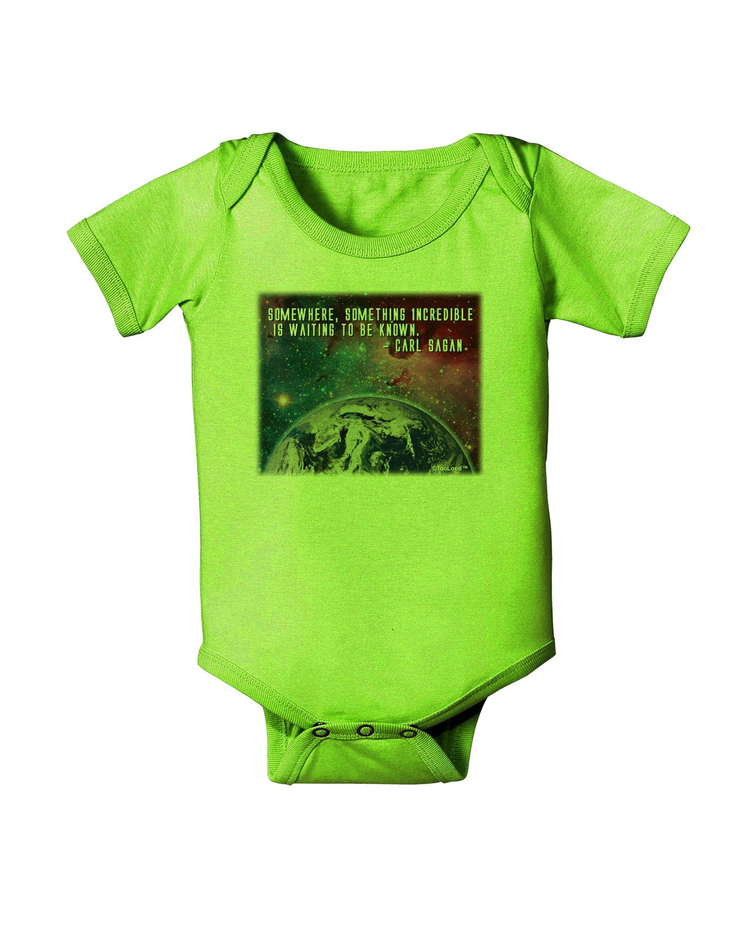 Something Incredible Baby Romper Bodysuit-Baby Romper-TooLoud-Lime-06-Months-Davson Sales