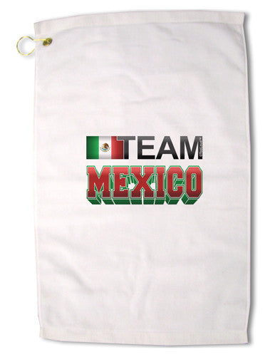 Sporty Team Mexico Premium Cotton Golf Towel - 16 x 25 inch-Golf Towel-TooLoud-16x25"-Davson Sales