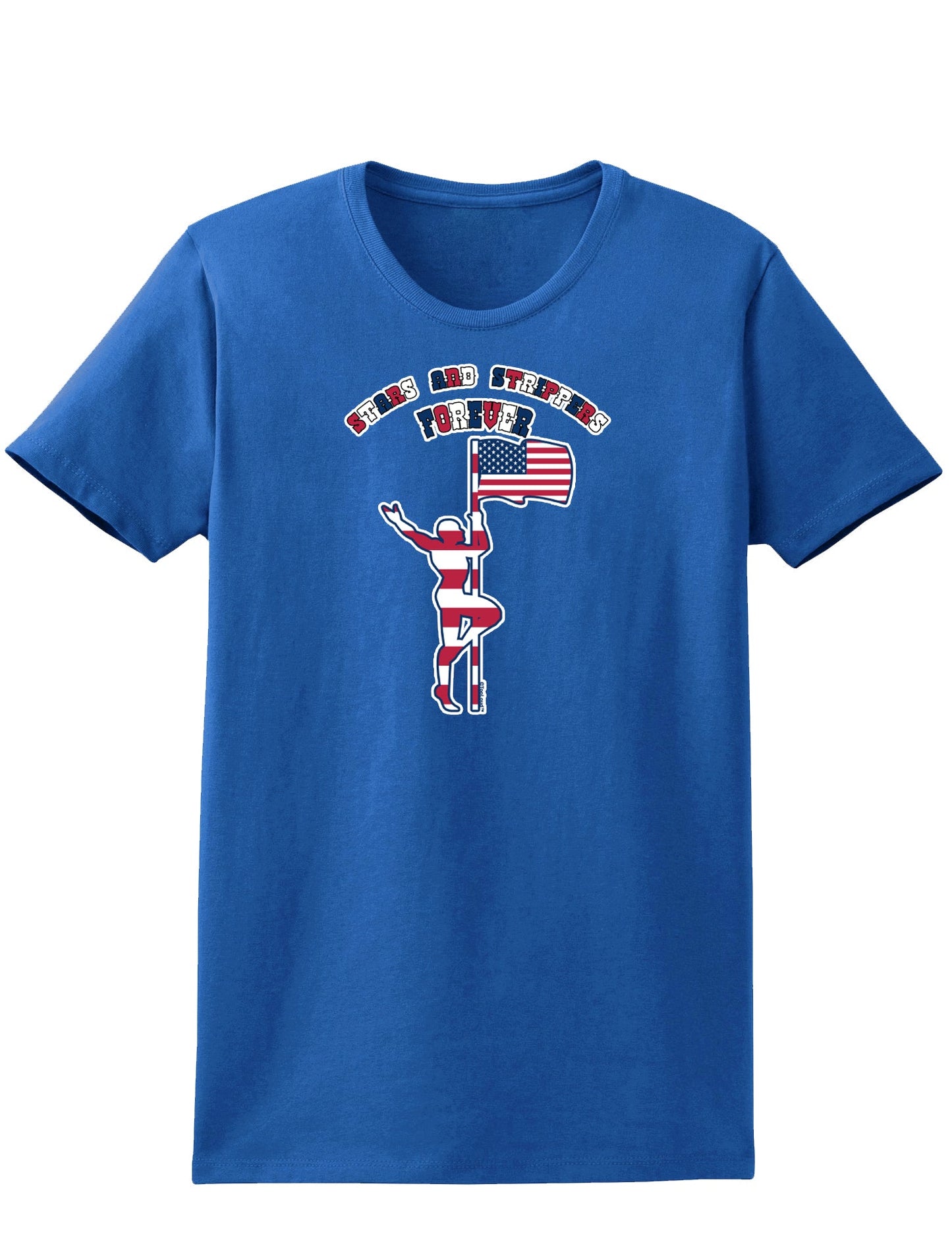 Stars and Strippers Forever Male Womens Dark T-Shirt-TooLoud-Royal-Blue-X-Small-Davson Sales
