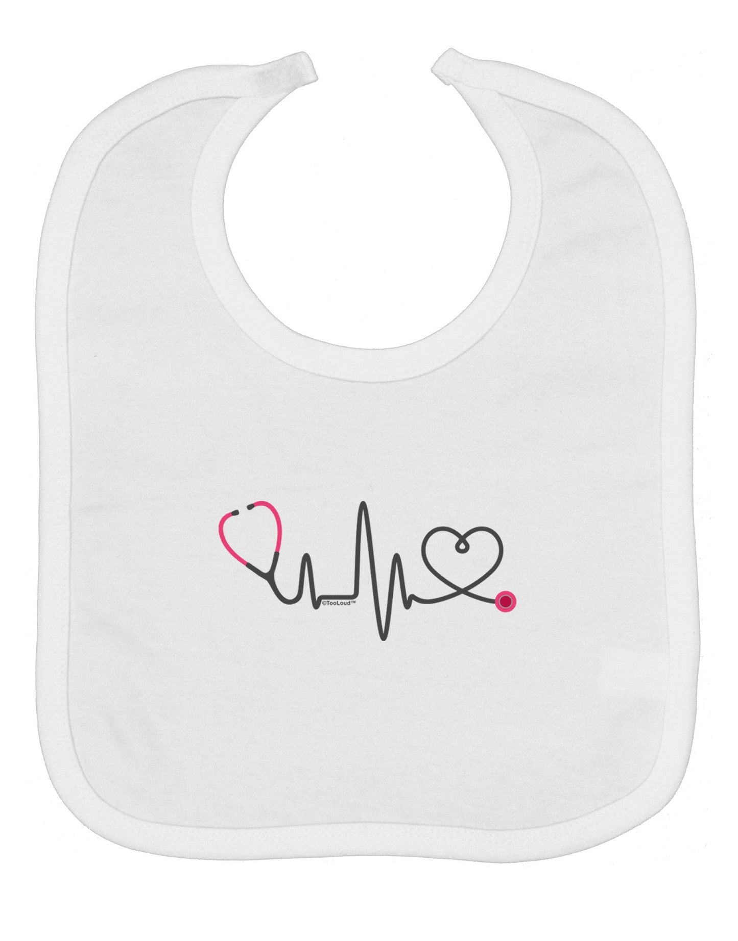 Stethoscope Heartbeat Baby Bib