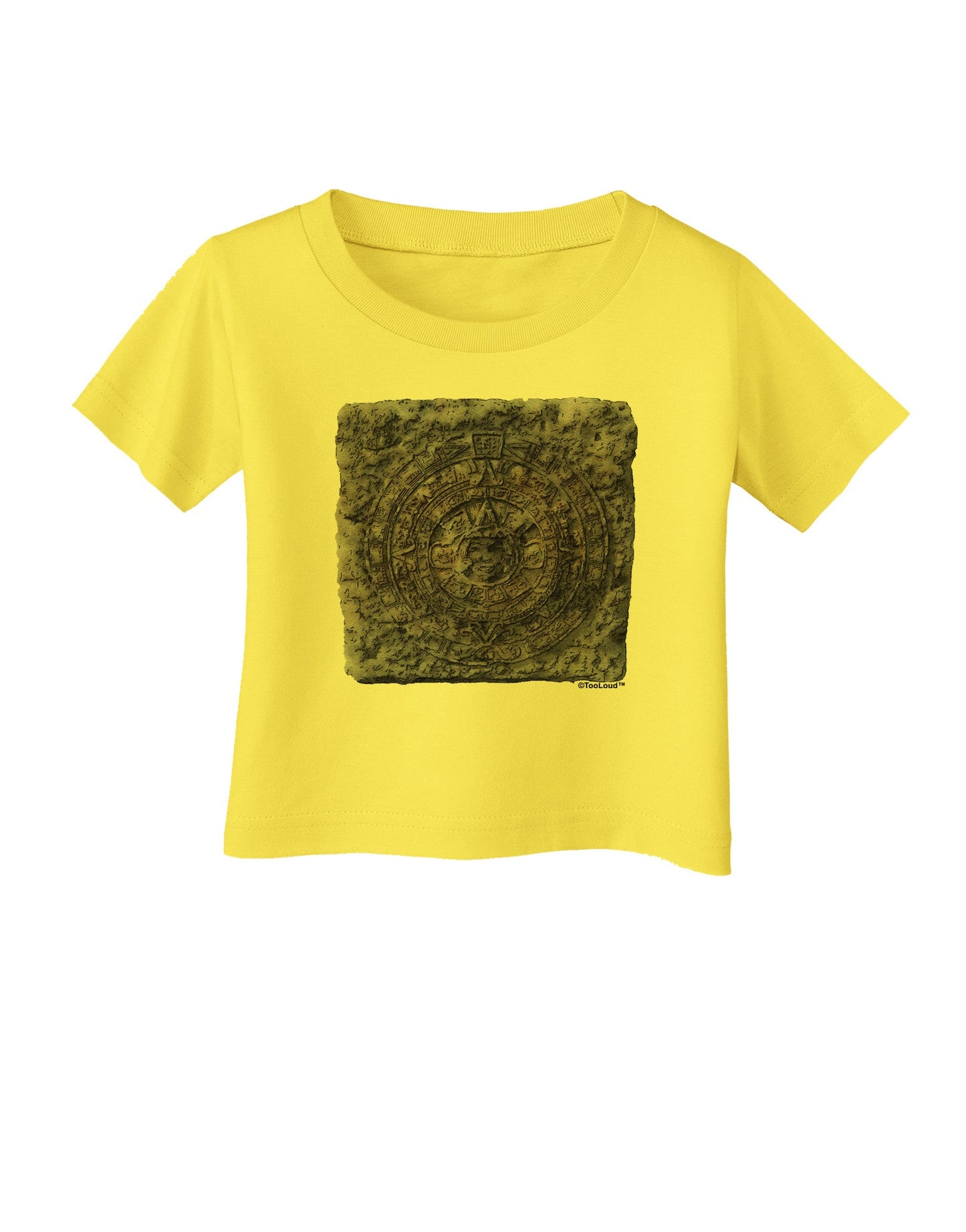 Stone Carving Watercolor Infant T-Shirt-Infant T-Shirt-TooLoud-Yellow-06-Months-Davson Sales