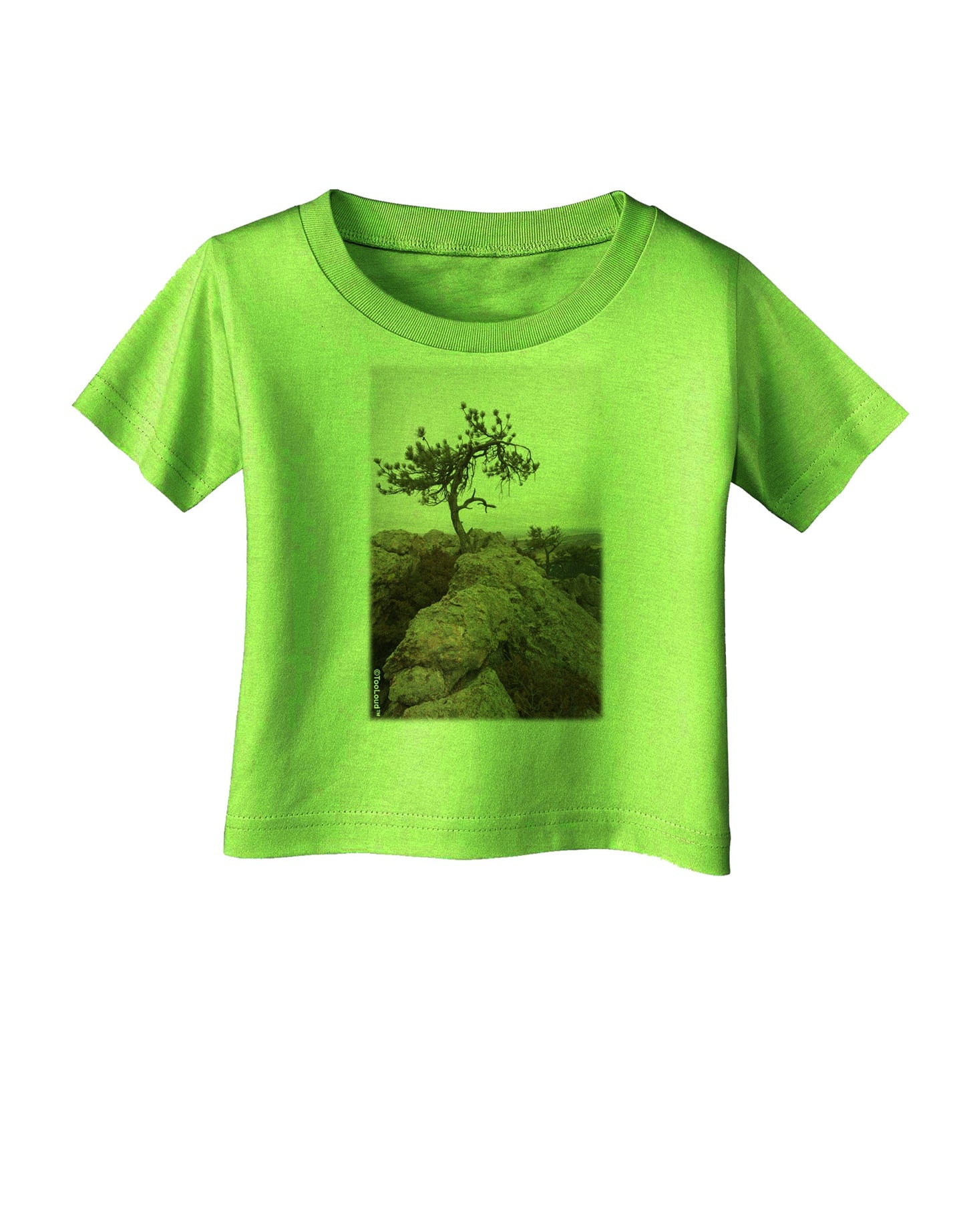 Stone Tree Colorado Infant T-Shirt by TooLoud-Infant T-Shirt-TooLoud-Lime-Green-06-Months-Davson Sales
