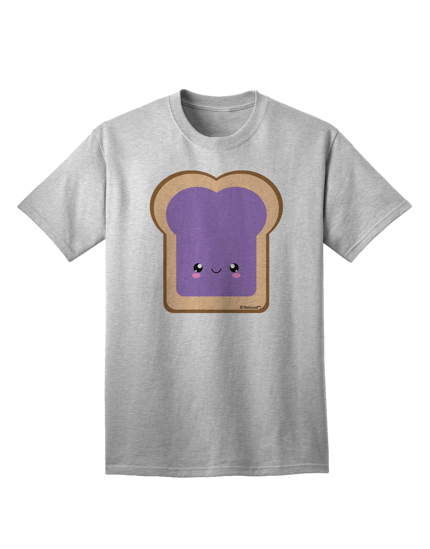Stylish Coordinated Attire - PB and J - Jelly Adult T-Shirt by TooLoud-Mens T-shirts-TooLoud-AshGray-Small-Davson Sales
