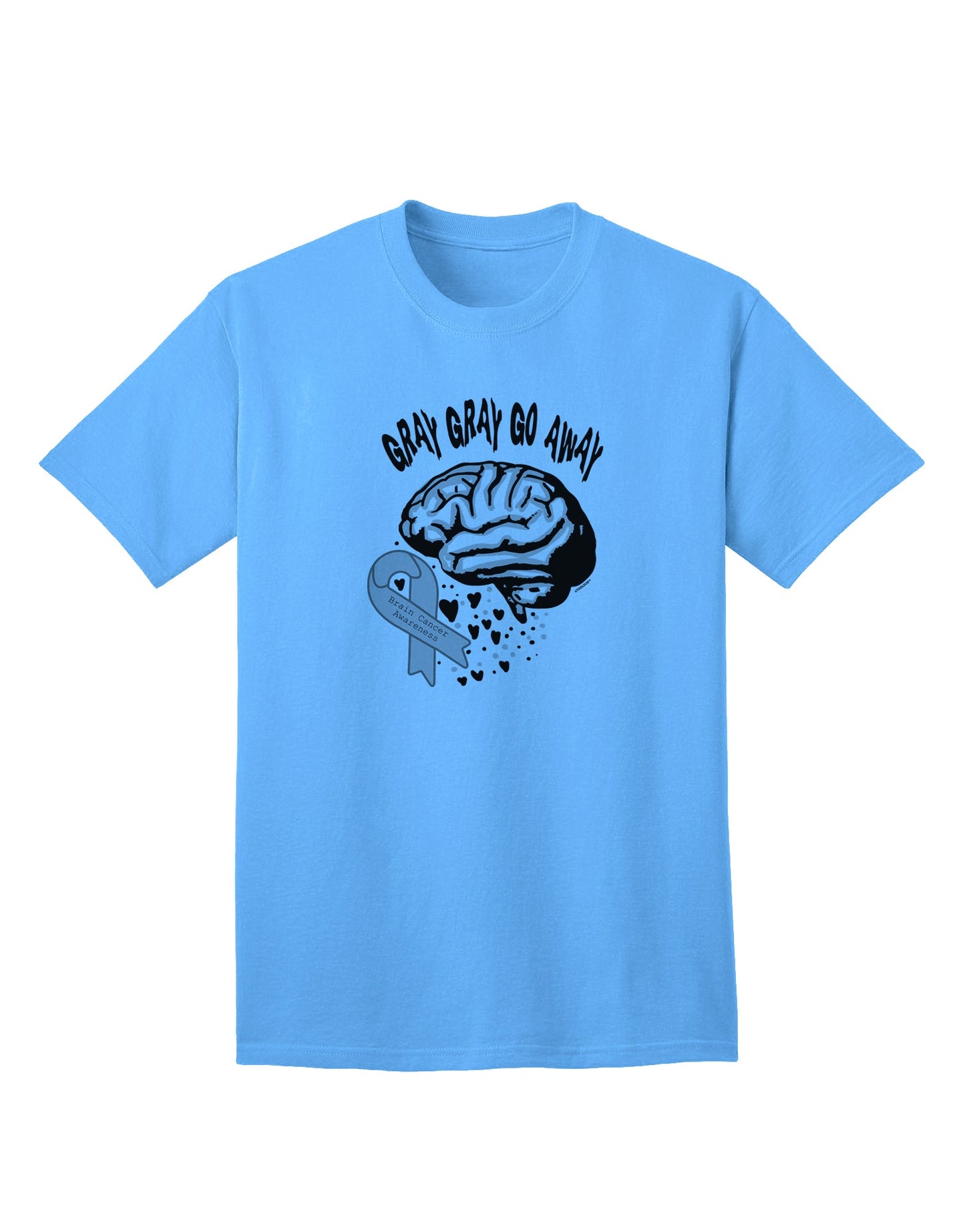 Stylish Gray Go Away Adult T-Shirt by TooLoud-Mens T-shirts-TooLoud-Aquatic-Blue-Small-Davson Sales
