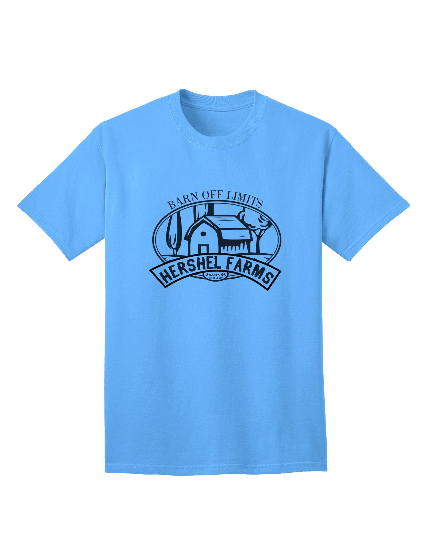 Stylish and Comfortable Hershel Farms Adult T-Shirt by TooLoud-Mens T-shirts-TooLoud-Aquatic-Blue-Small-Davson Sales