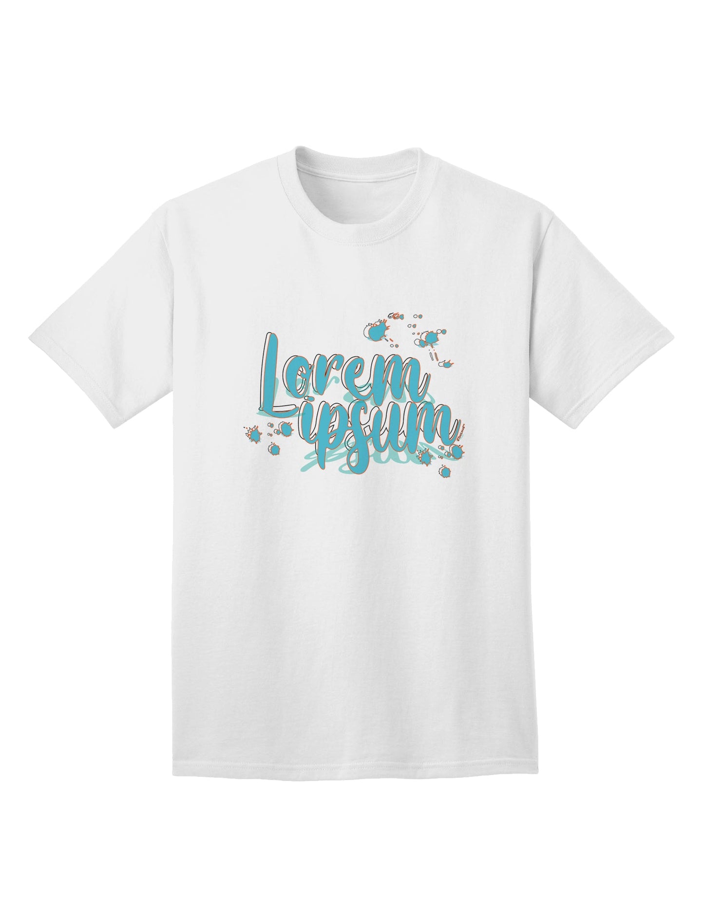 Stylish and Comfortable Lorem Ipsum Adult T-Shirt from TooLoud-Mens T-shirts-TooLoud-White-Small-Davson Sales