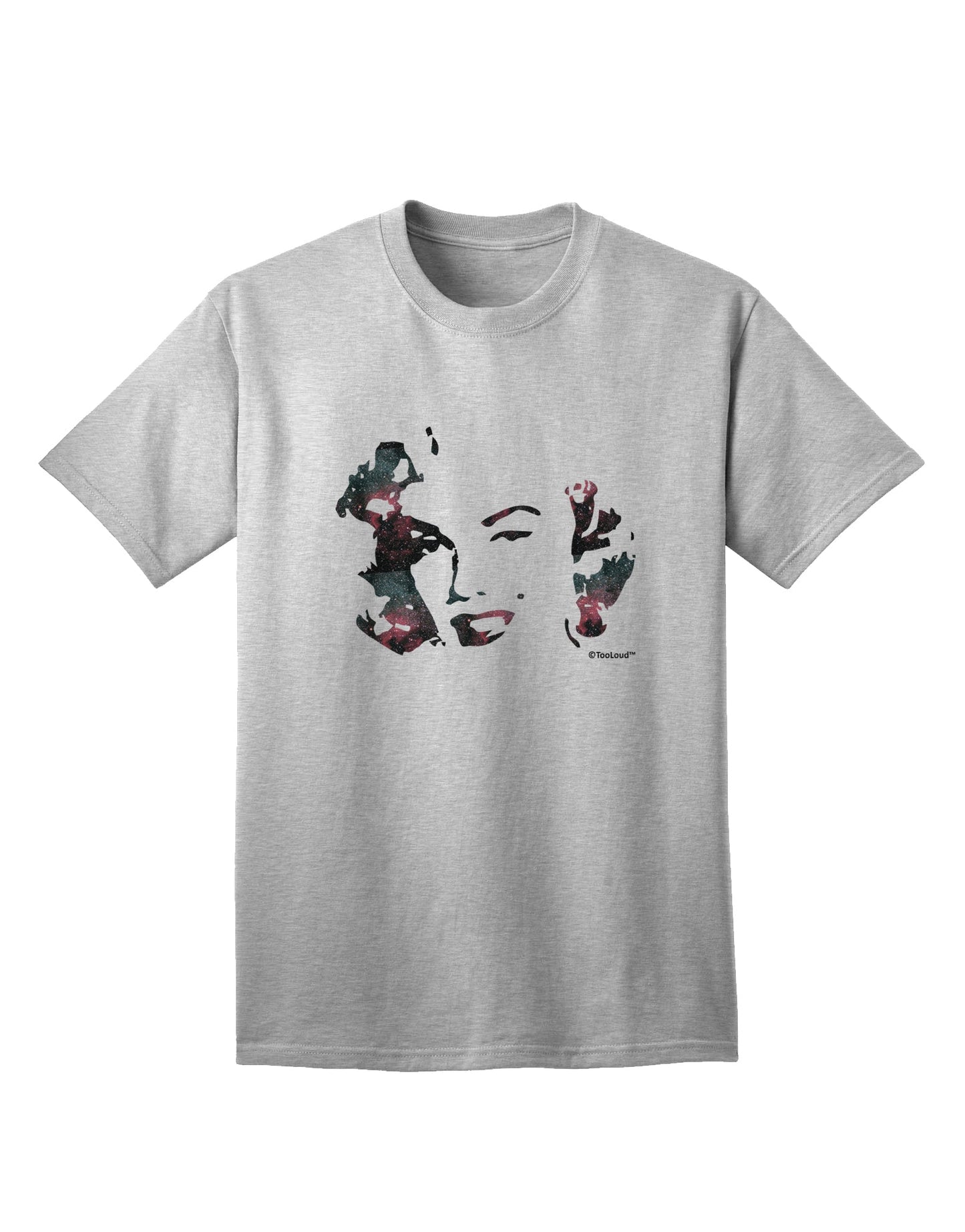 Stylish and Inspiring Marilyn Monroe Galaxy Design Adult T-Shirt by TooLoud-Mens T-shirts-TooLoud-AshGray-Small-Davson Sales