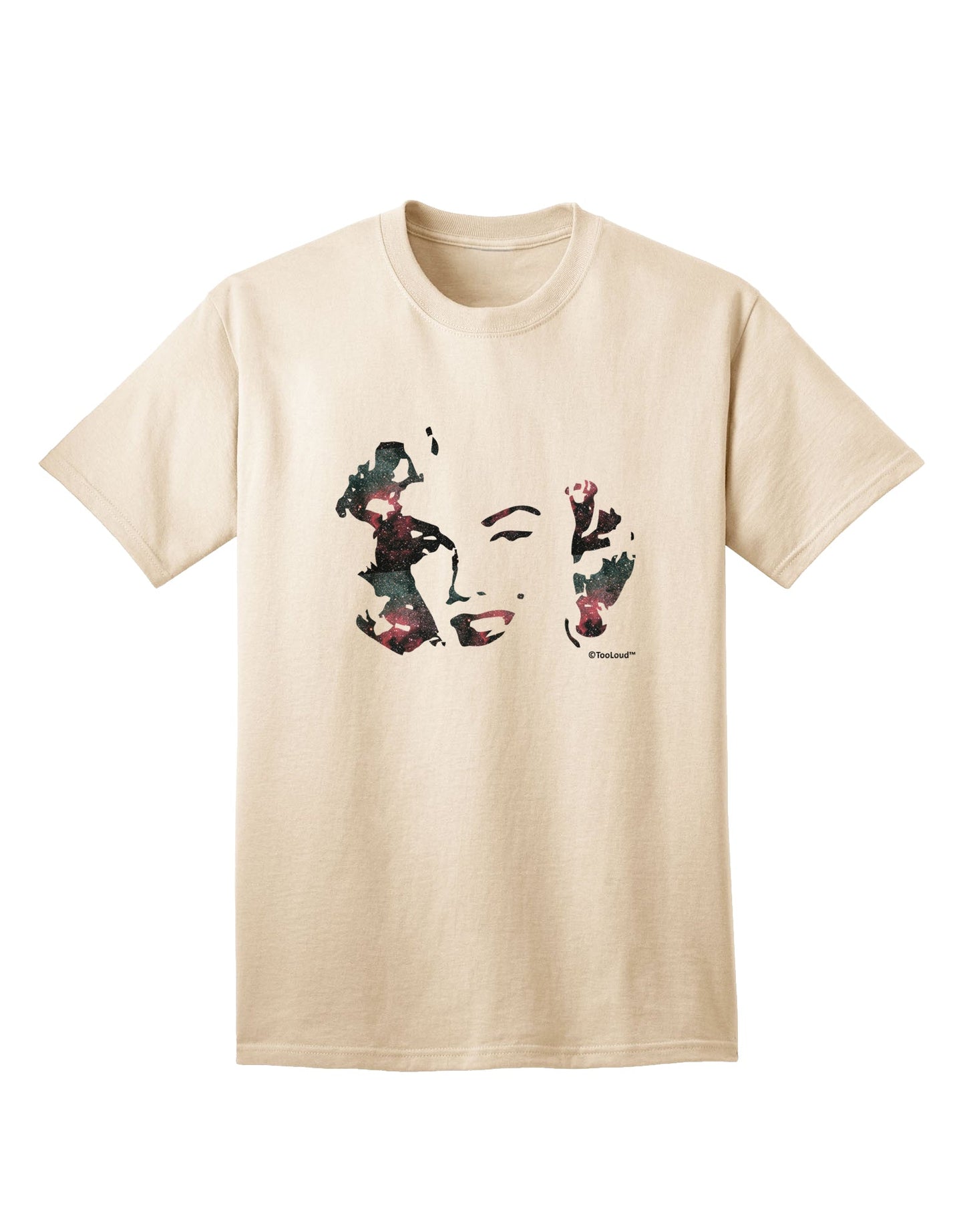 Stylish and Inspiring Marilyn Monroe Galaxy Design Adult T-Shirt by TooLoud-Mens T-shirts-TooLoud-Natural-Small-Davson Sales