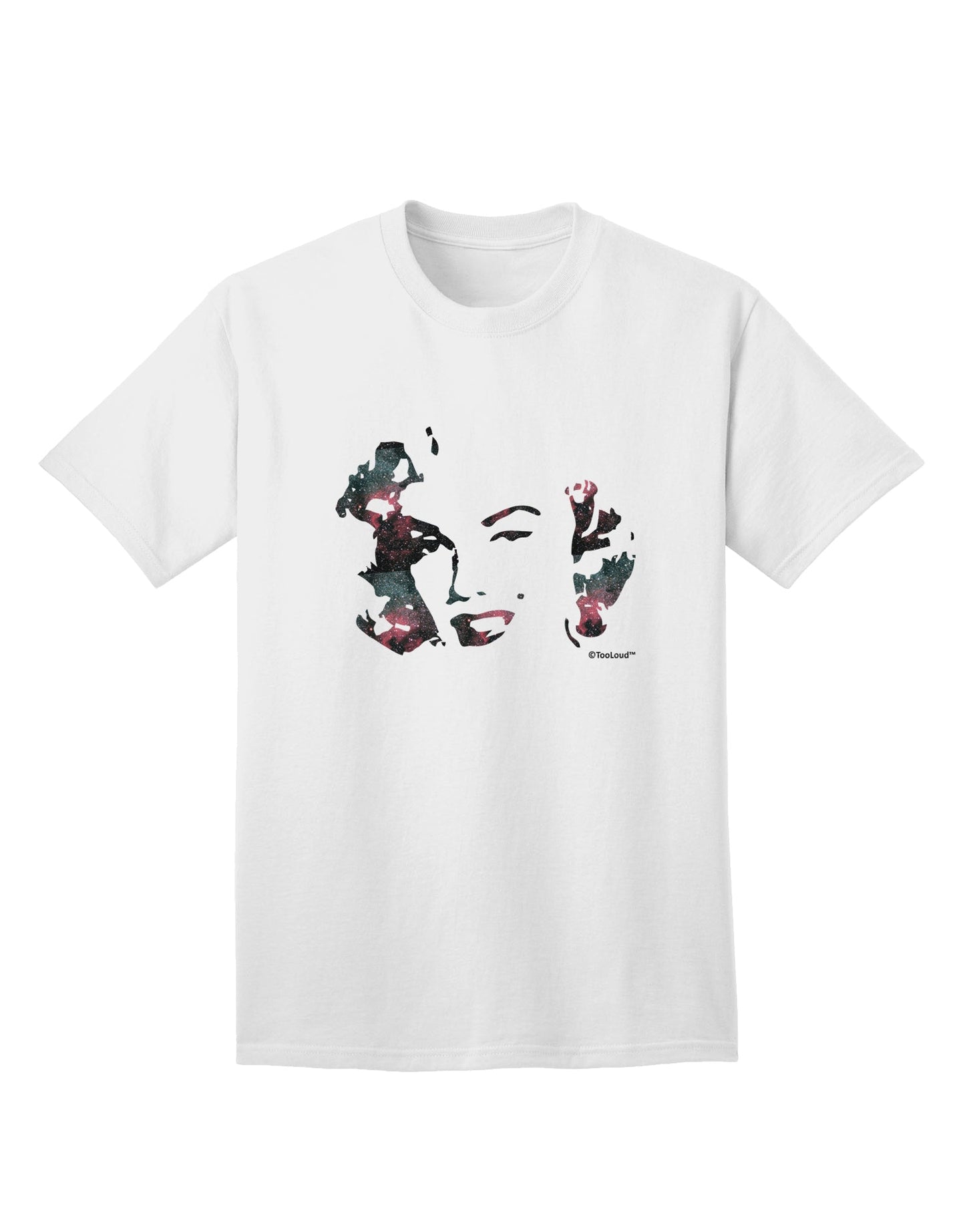 Stylish and Inspiring Marilyn Monroe Galaxy Design Adult T-Shirt by TooLoud-Mens T-shirts-TooLoud-White-Small-Davson Sales