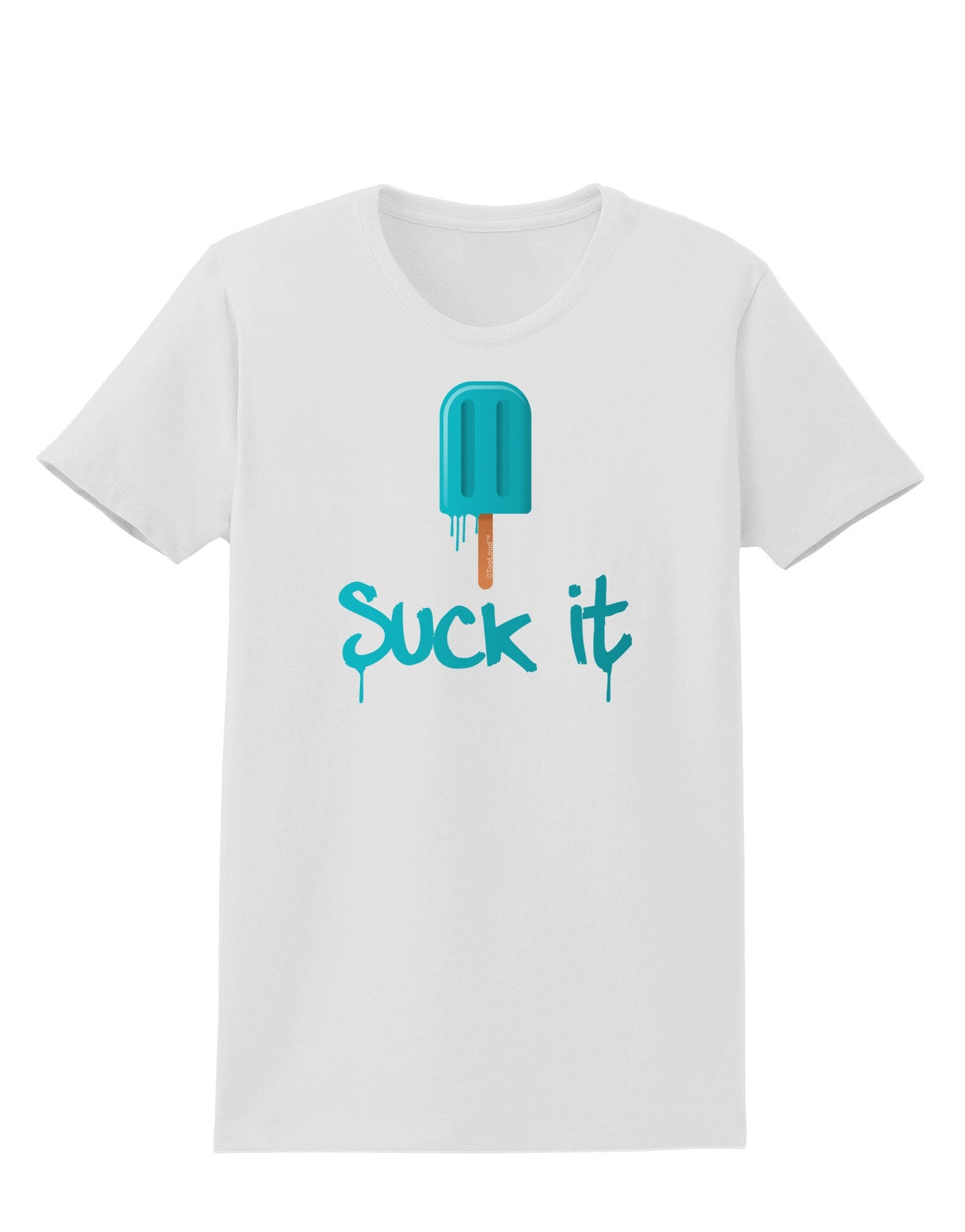 Suck It Popsicle Womens T-Shirt-Womens T-Shirt-TooLoud-White-X-Small-Davson Sales