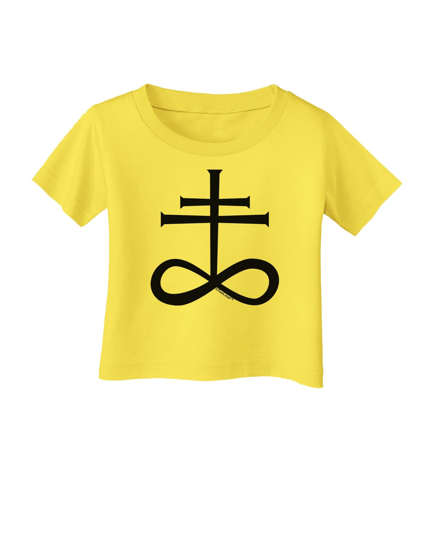 Sulphur Cross Infant T-Shirt-Infant T-Shirt-TooLoud-Yellow-06-Months-Davson Sales