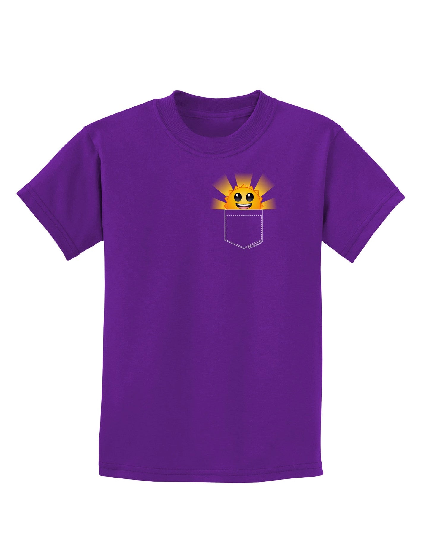 Sunshine In My Pocket Childrens Dark T-Shirt-Childrens T-Shirt-TooLoud-Purple-X-Small-Davson Sales
