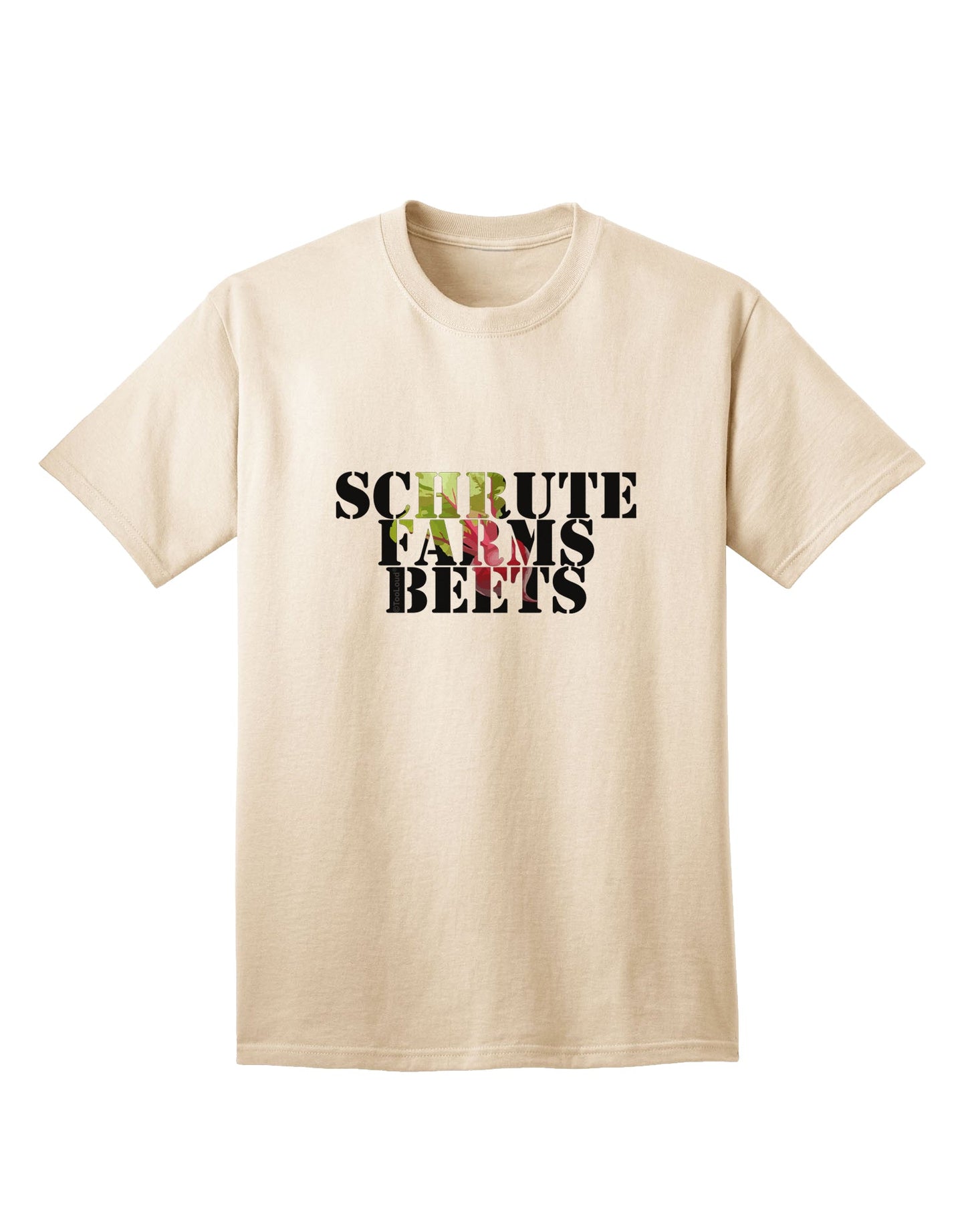 Sustainable and Stylish Schrute Farms Beets Adult T-Shirt by TooLoud-Mens T-shirts-TooLoud-Natural-Small-Davson Sales