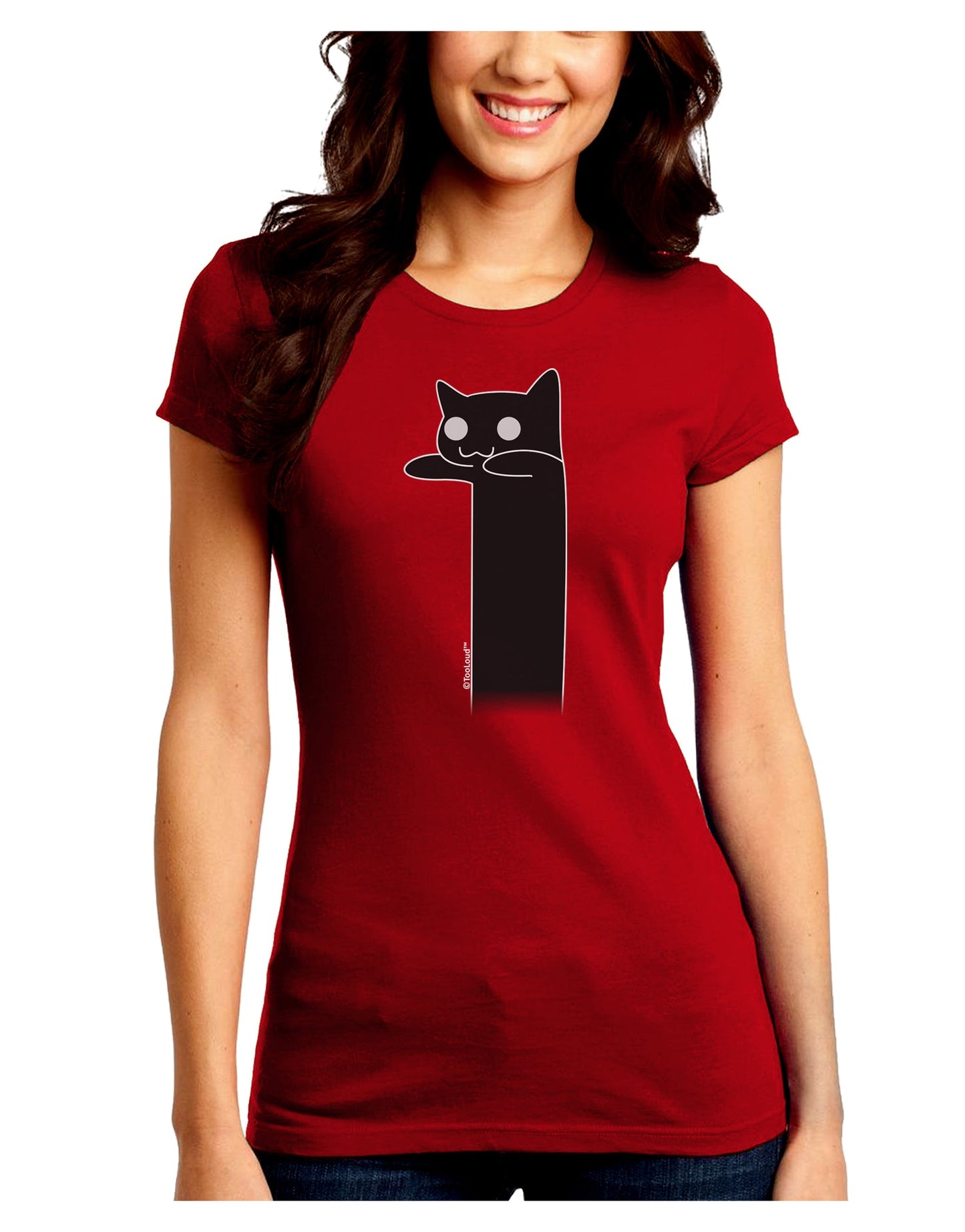 Tacgnol - Internet Humor Juniors Crew Dark T-Shirt by TooLoud-T-Shirts Juniors Tops-TooLoud-Red-Juniors Fitted Small-Davson Sales