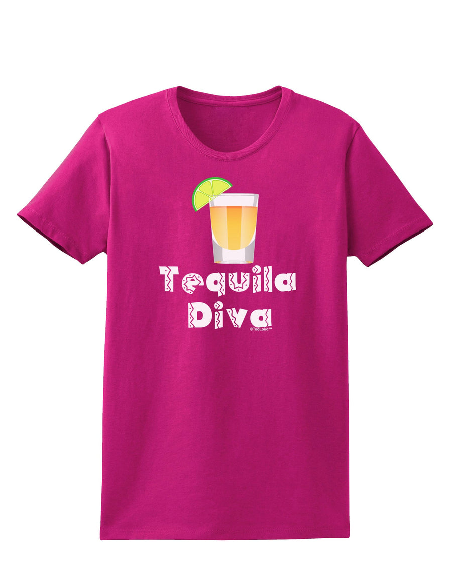 Tequila Diva - Cinco de Mayo Design Womens Dark T-Shirt by TooLoud-Womens T-Shirt-TooLoud-Black-X-Small-Davson Sales